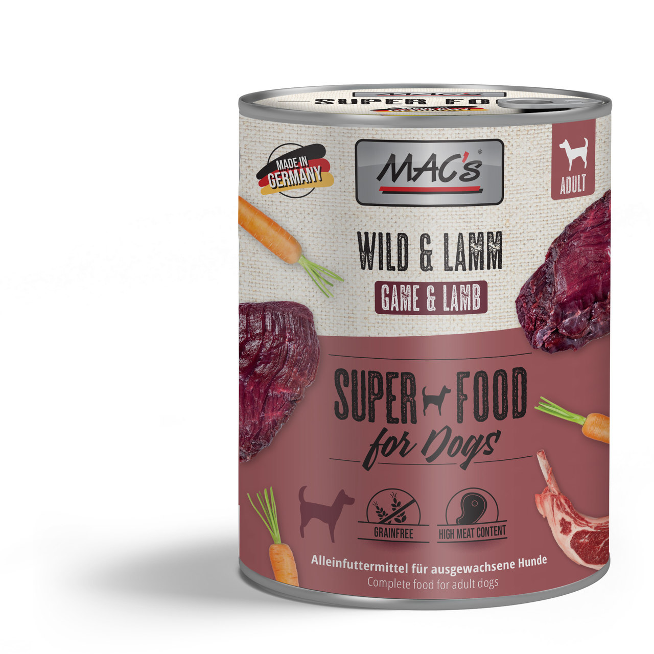 MAC's Dog Wild & Lamm 800g MAC's Dog Wild & Lamm 800g