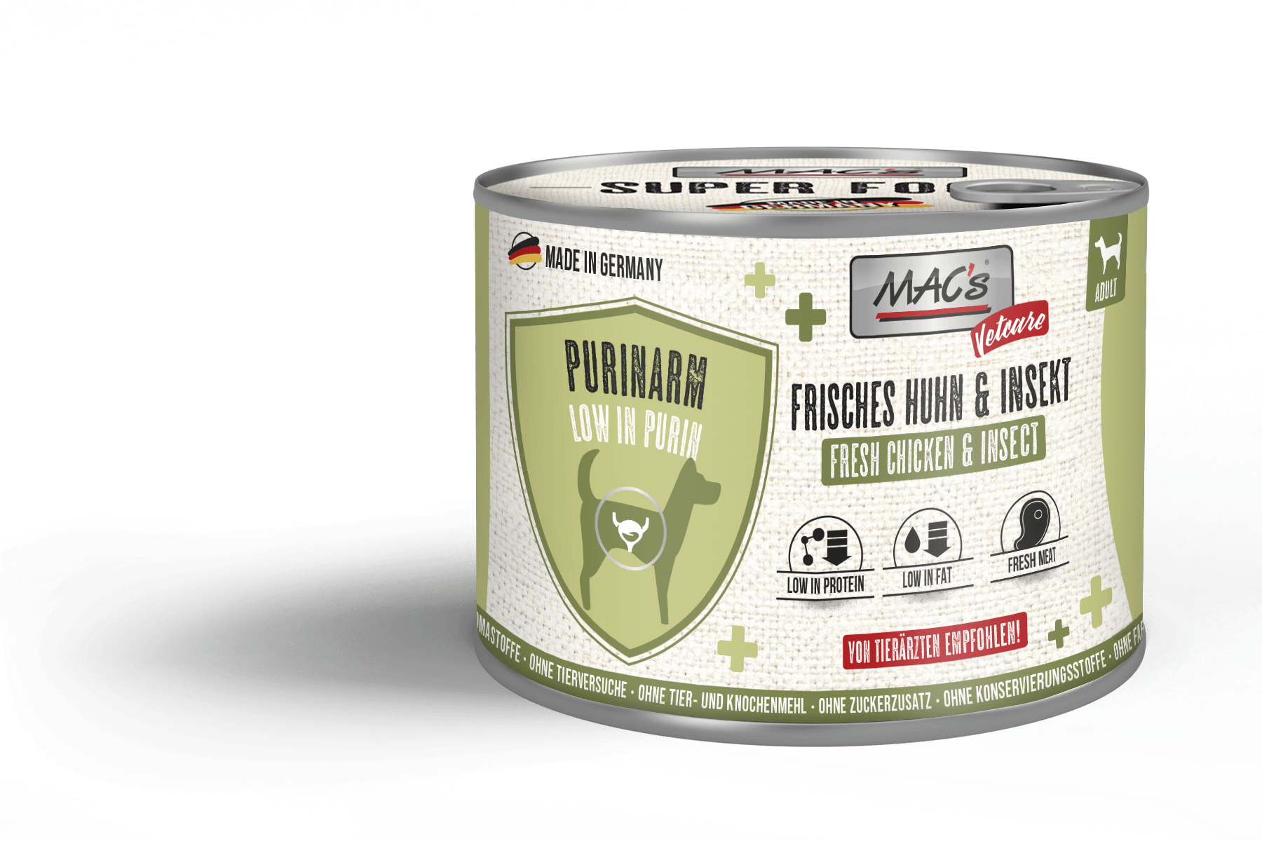 MAC's Dog Vetcare Purinarm Huhn & Insekt 200g