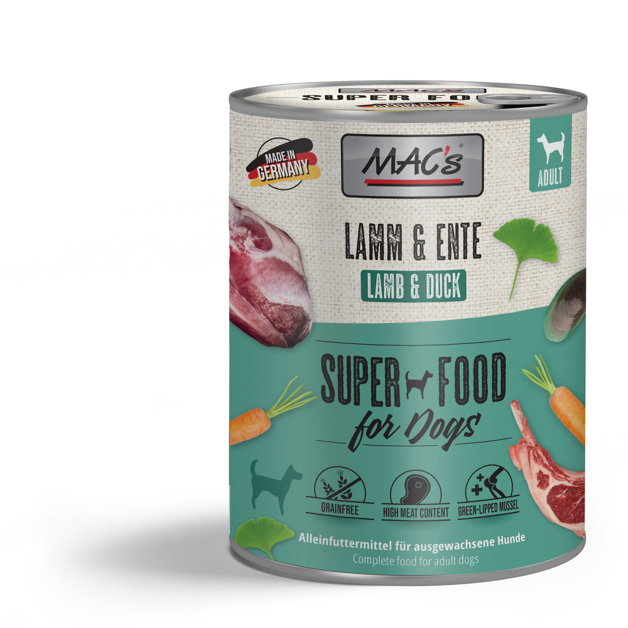 MAC's Dog Lamm & Ente  800g