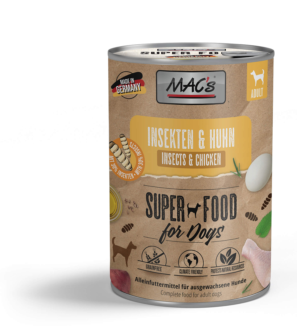 MAC's Dog Insekten & Huhn 400g MAC's Dog Insekten & Huhn 400g