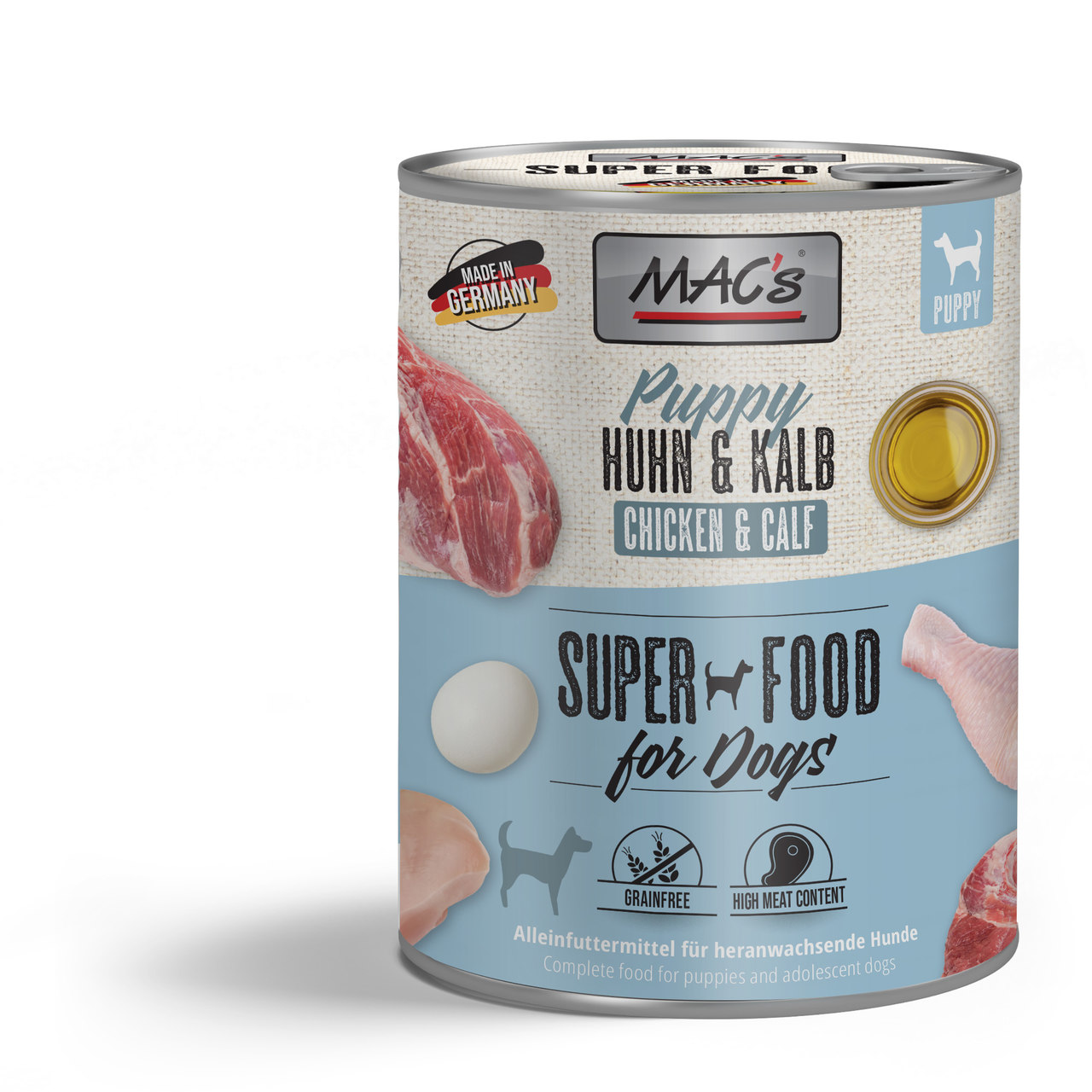 MAC's Dog Puppy Huhn & Kalb 800g