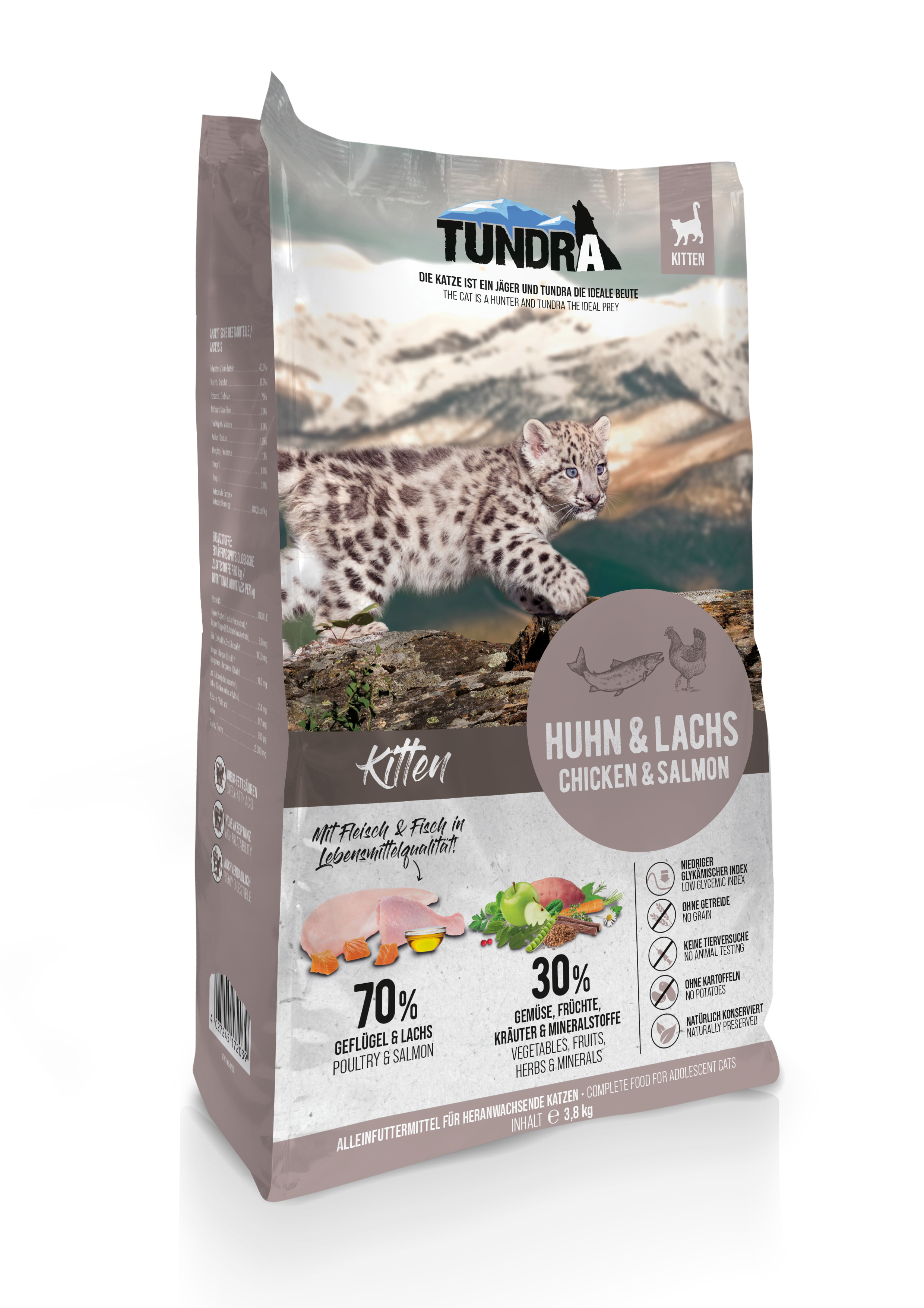 Tundra Cat Kitten Huhn & Lachs 3,8kg