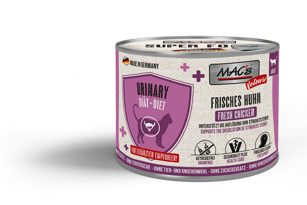MAC's Cat Vetcare Urinary Huhn 200g