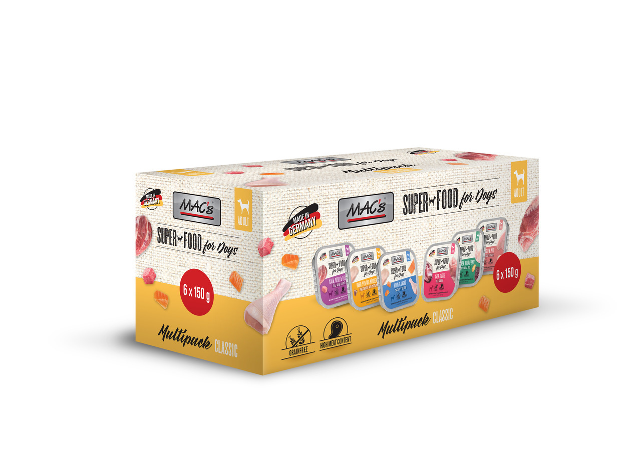 MAC's Dog Schale Multipack Classic 6x150g MAC's Dog Schale Multipack Classic 6x150g