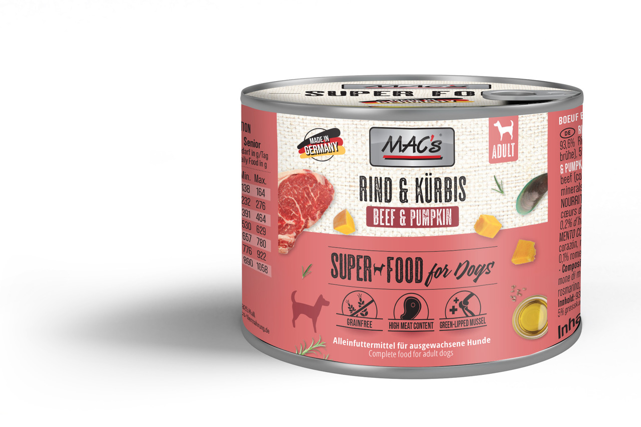 MAC's Dog Rind & Kürbis 200g