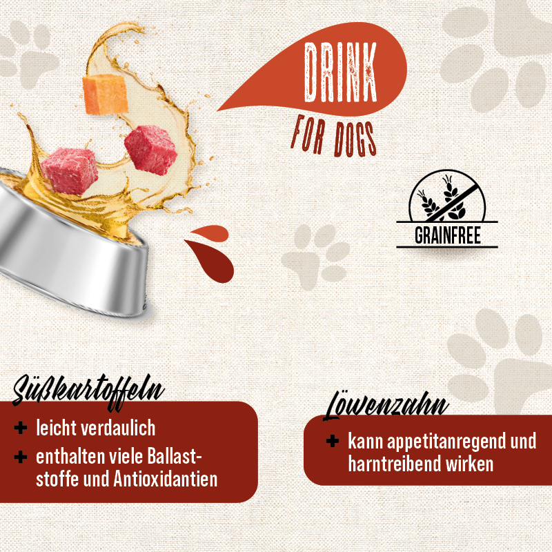 MAC's Dog Paw Power Drink Rind 185g