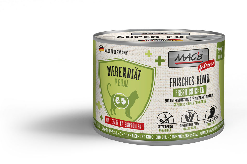 MAC's Cat Vetcare Nierendiät Huhn 200g