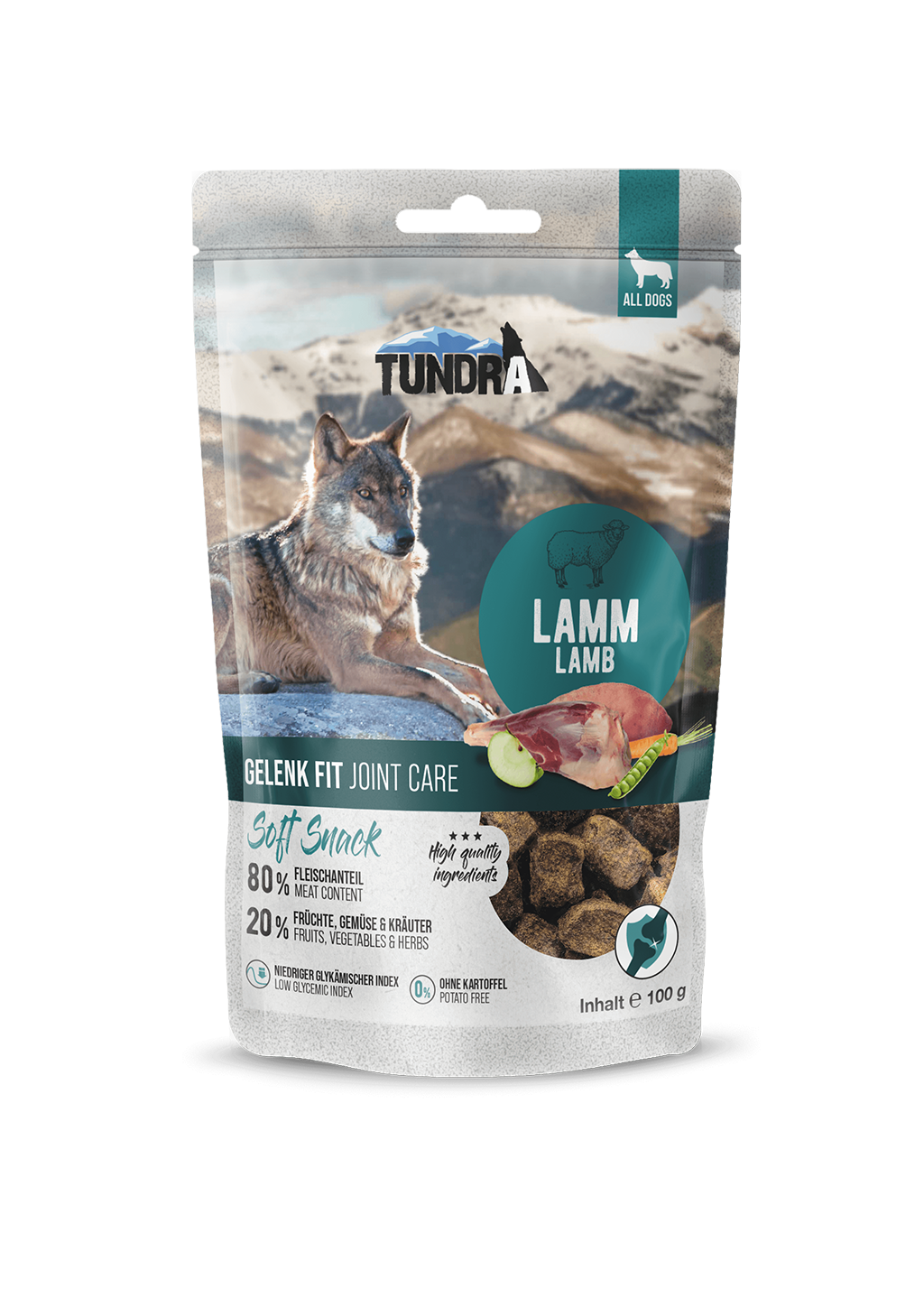 Tundra Dog Snack Gelenk Fit Lamm 100g