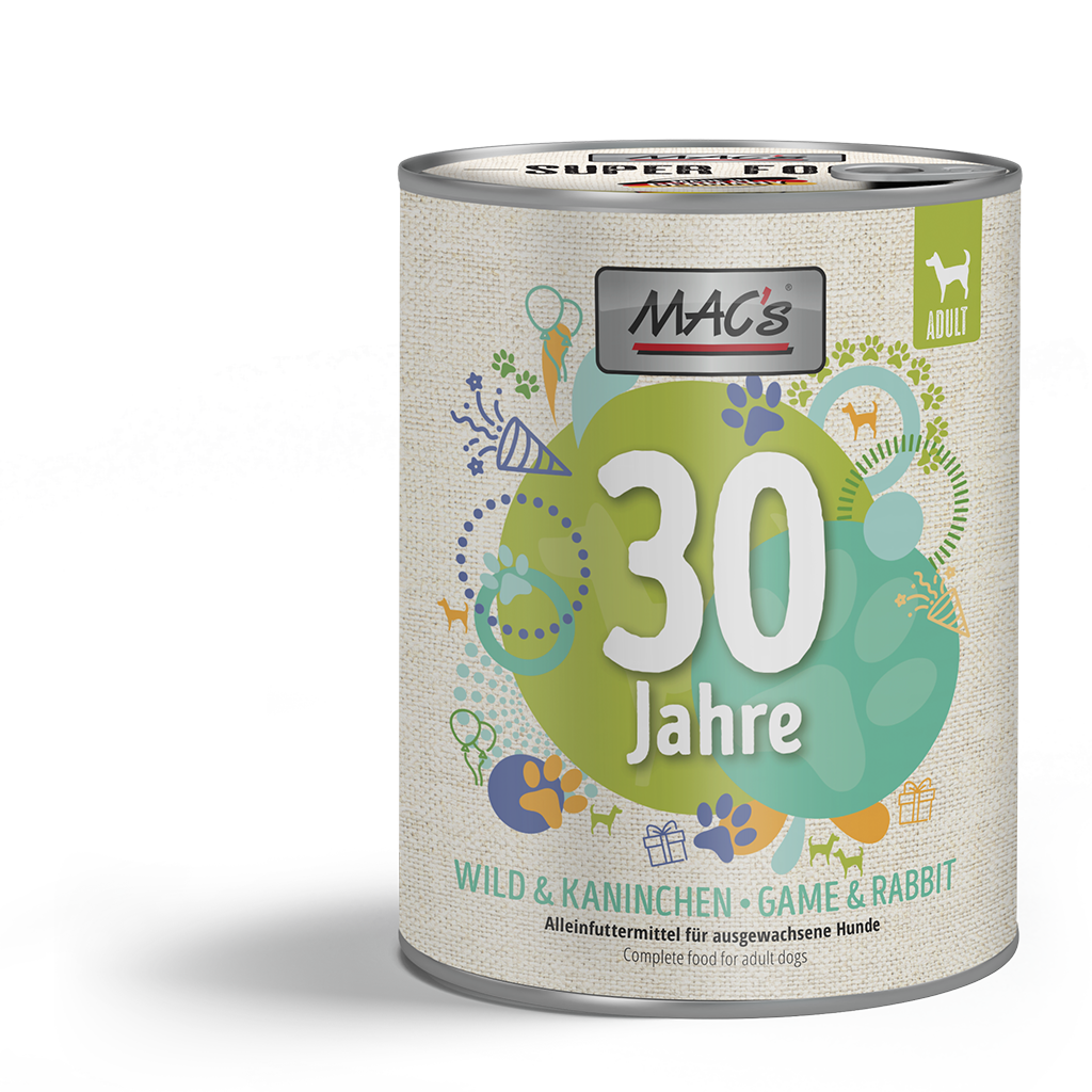 Geburtstagsdose Hund Wild & Kaninchen 800g