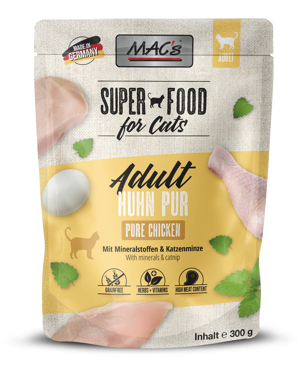 MAC's Cat Pouchpack Huhn pur 300g