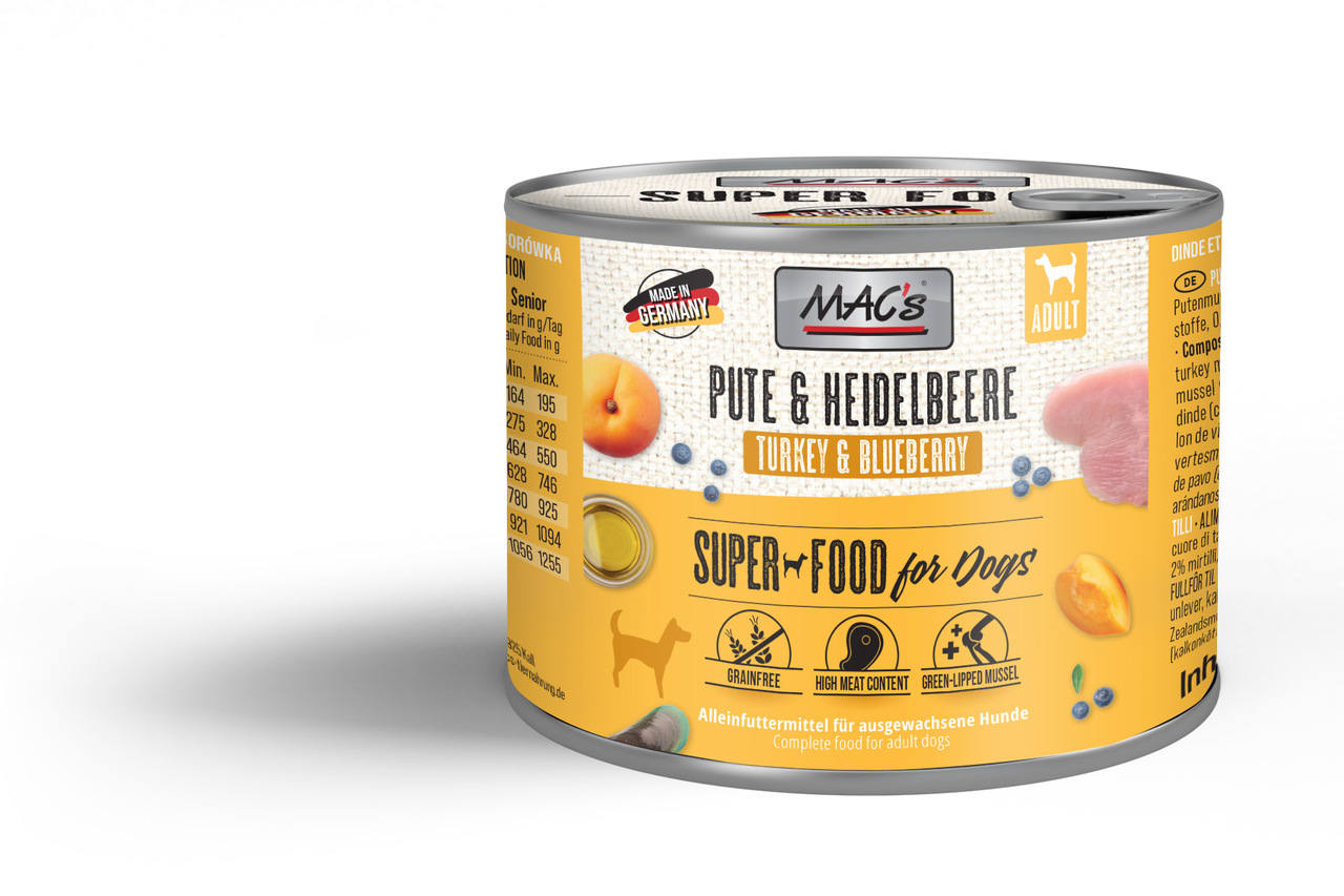 MAC's Dog Pute & Heidelbeere 200g