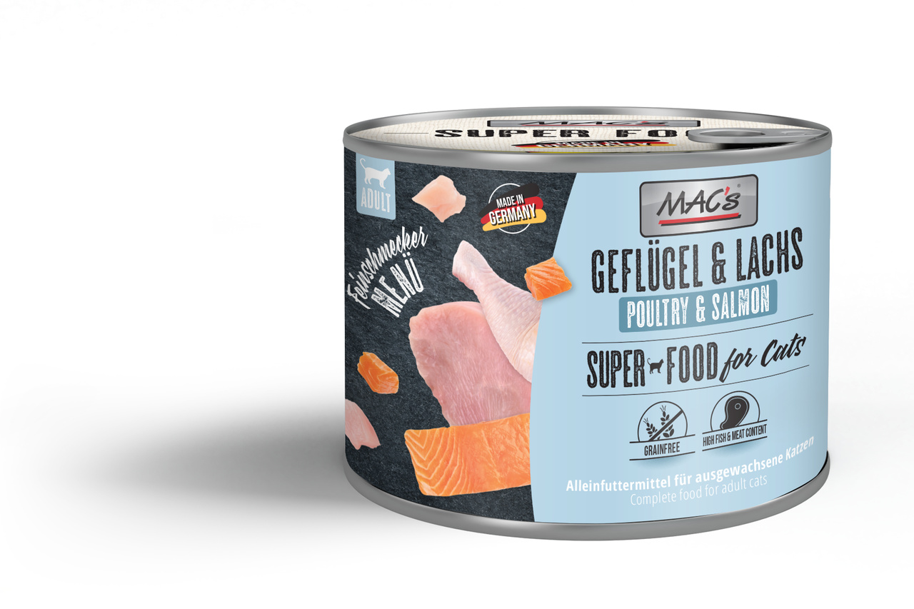 MAC's Cat Feinschmecker Geflügel & Lachs 200g