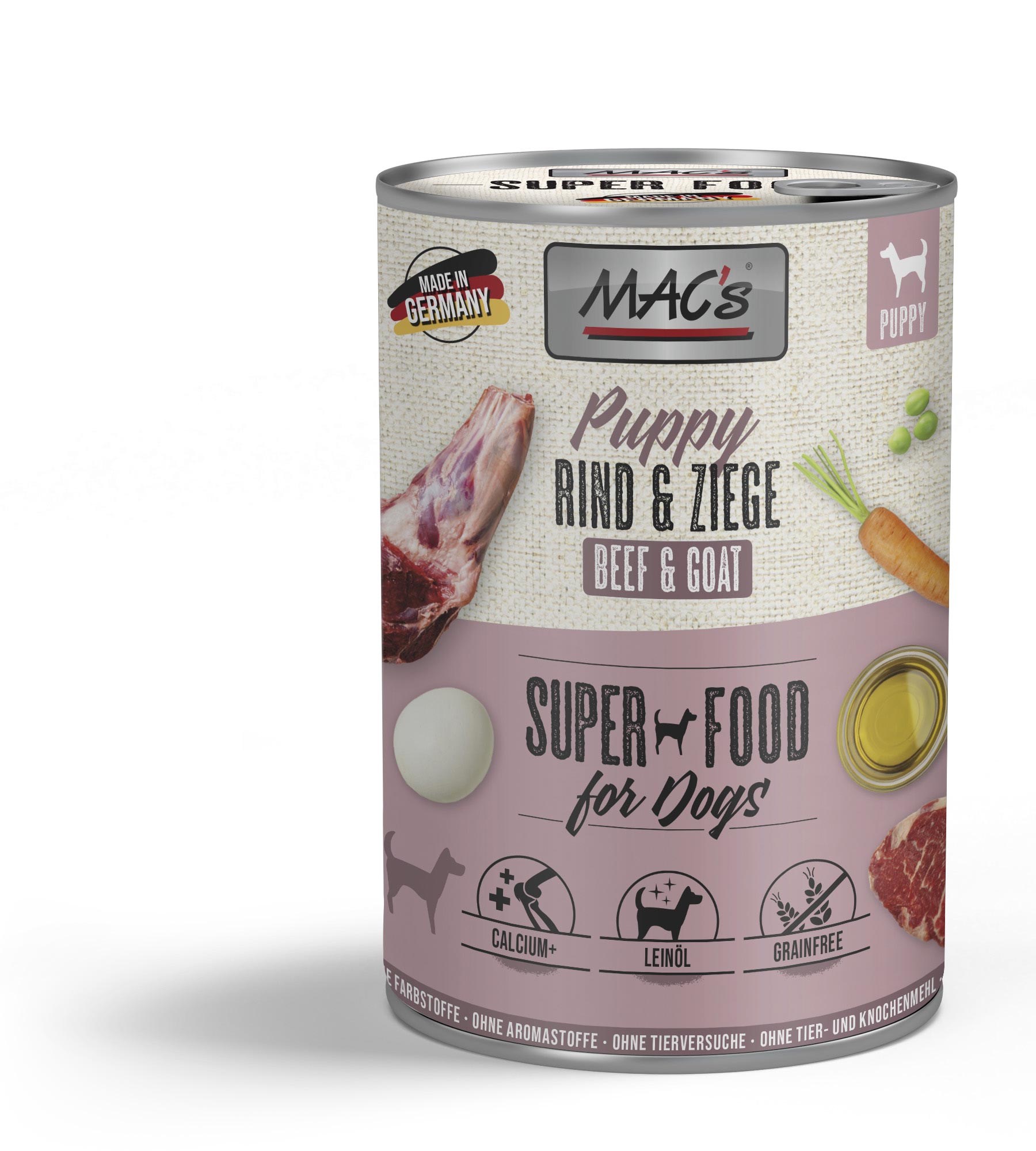 MAC's Dog Puppy Rind & Ziege 400g