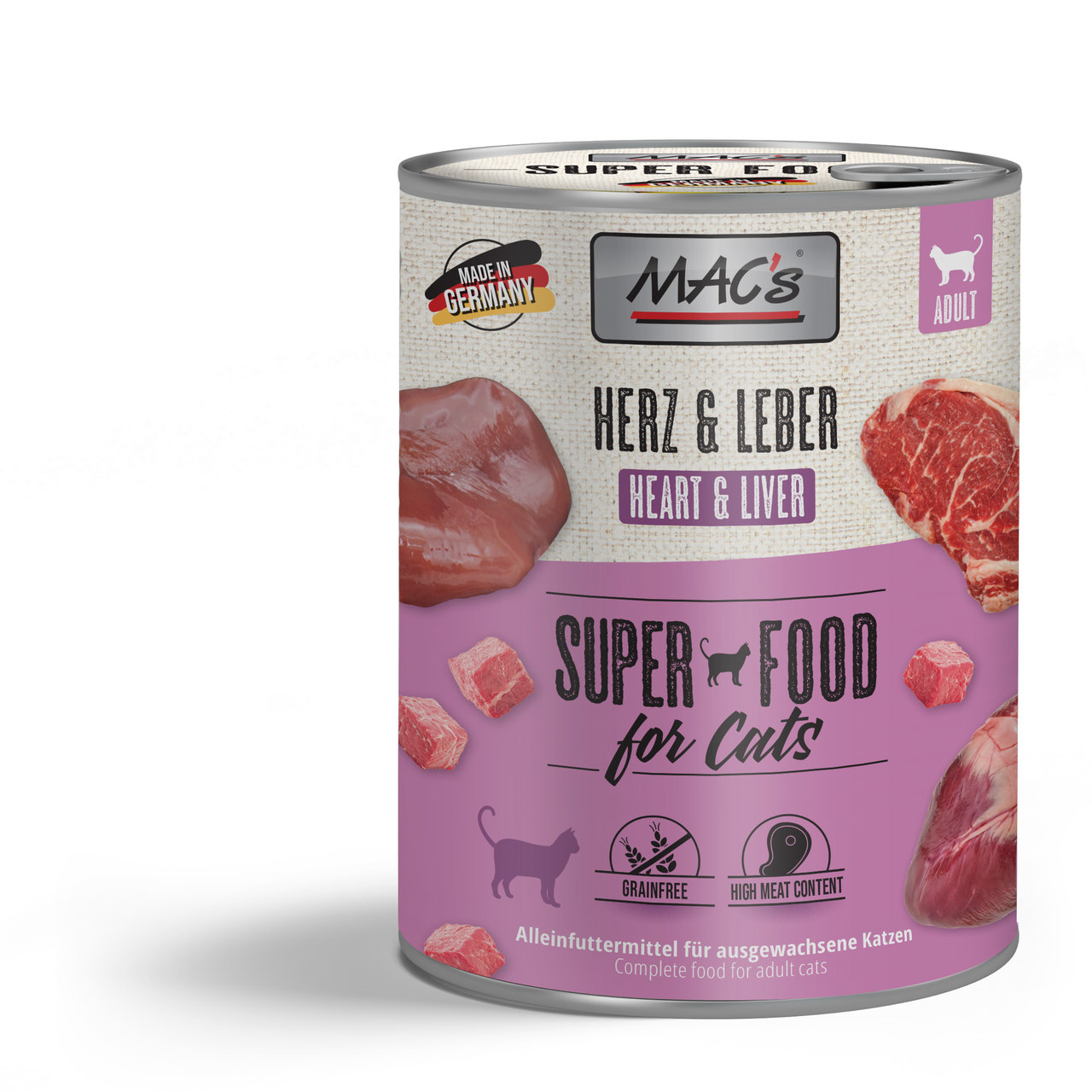 MAC's Cat Herz & Leber 800g
