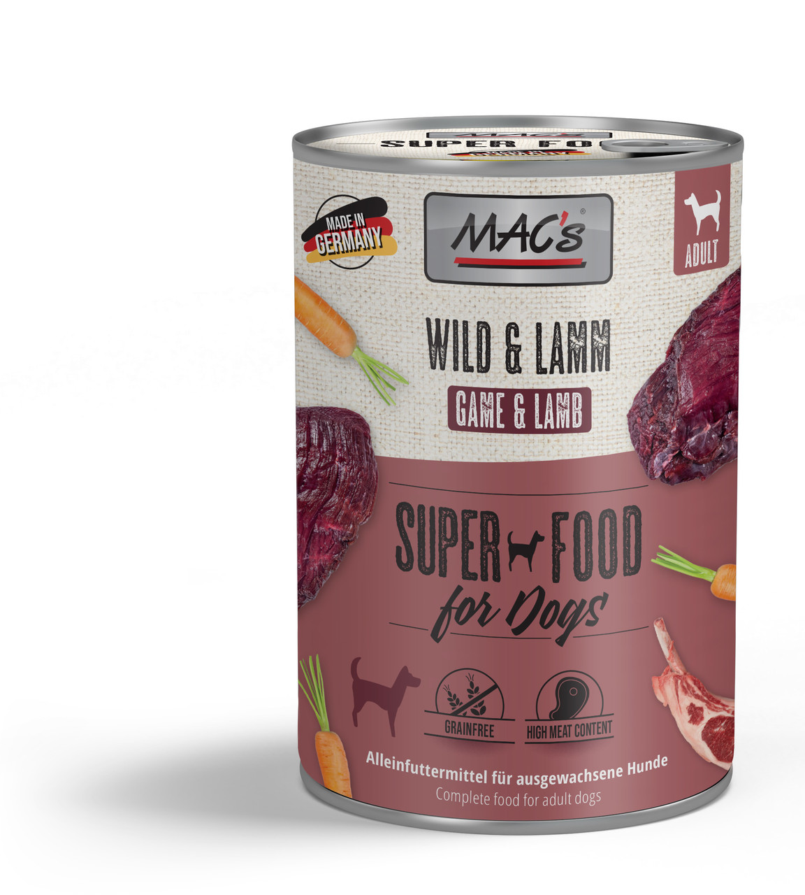 MAC's Dog Wild & Lamm 400g MAC's Dog Wild & Lamm 400g