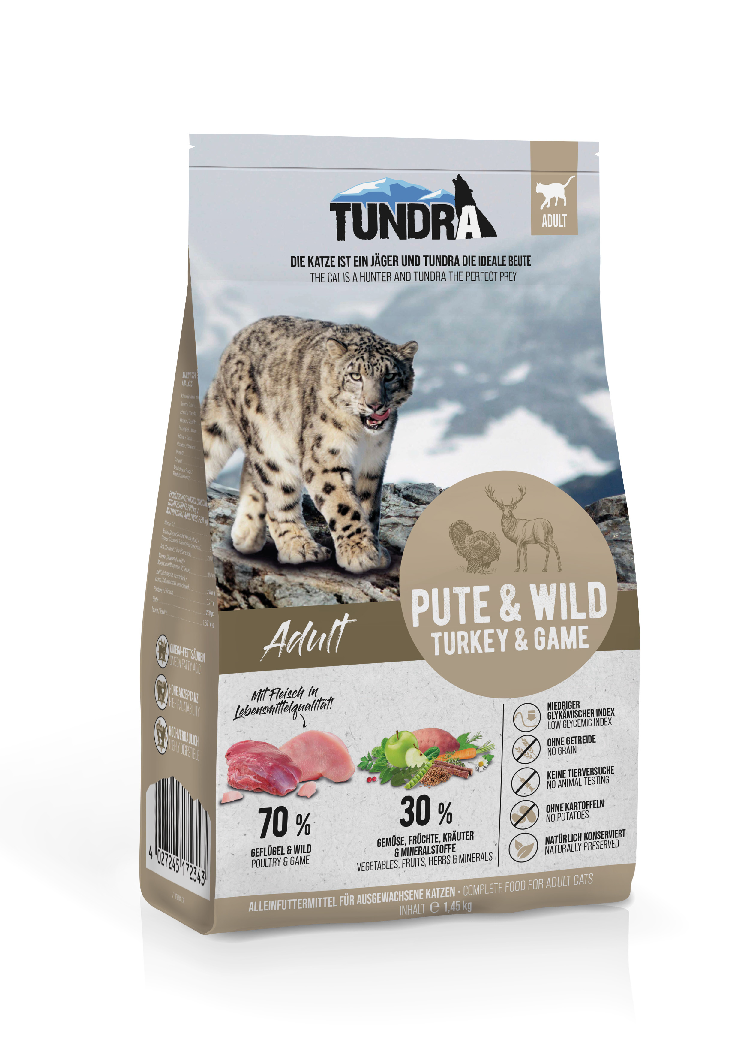 Tundra Cat Pute & Wild 1,45kg
