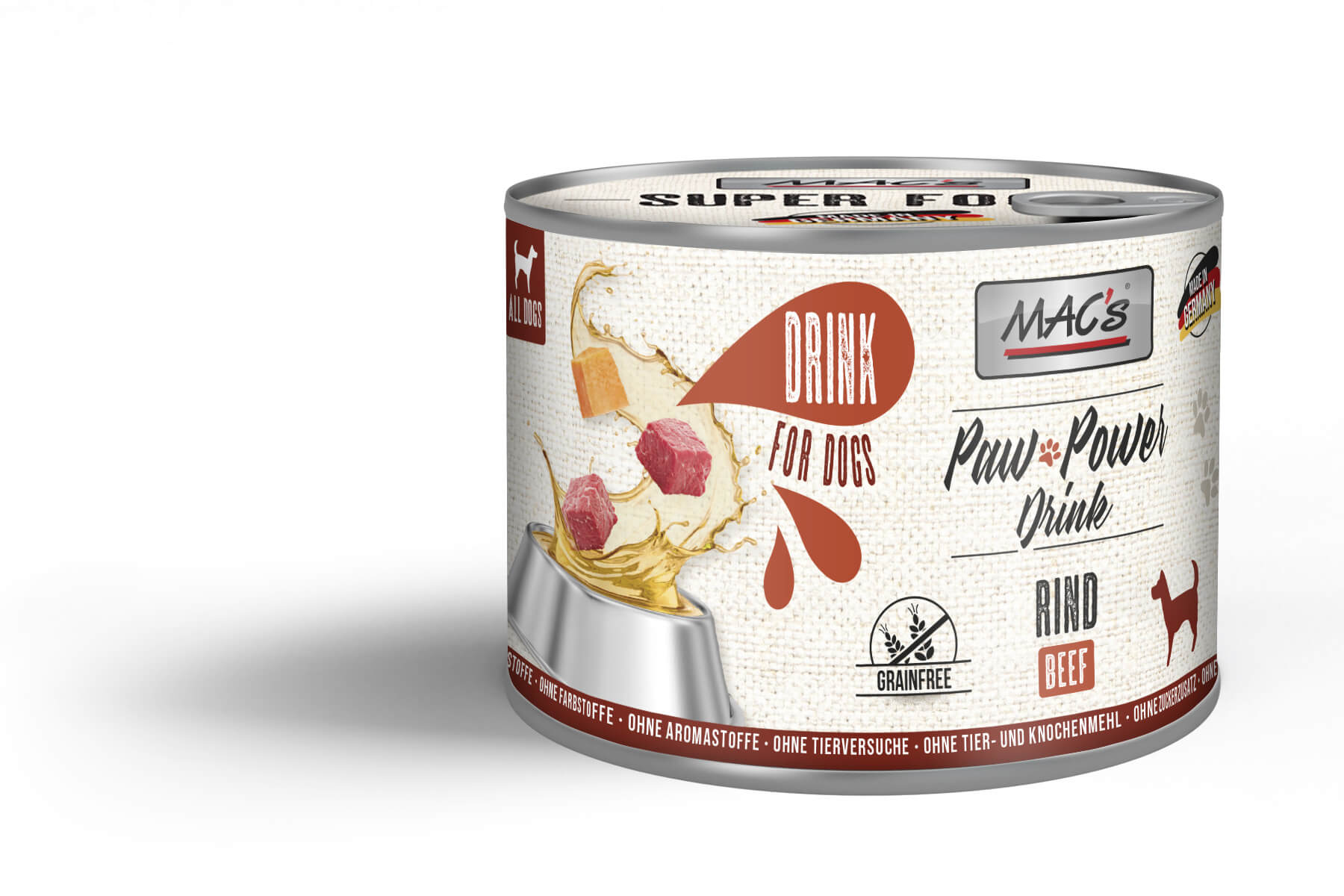 MAC's Dog Paw Power Drink Rind 200g