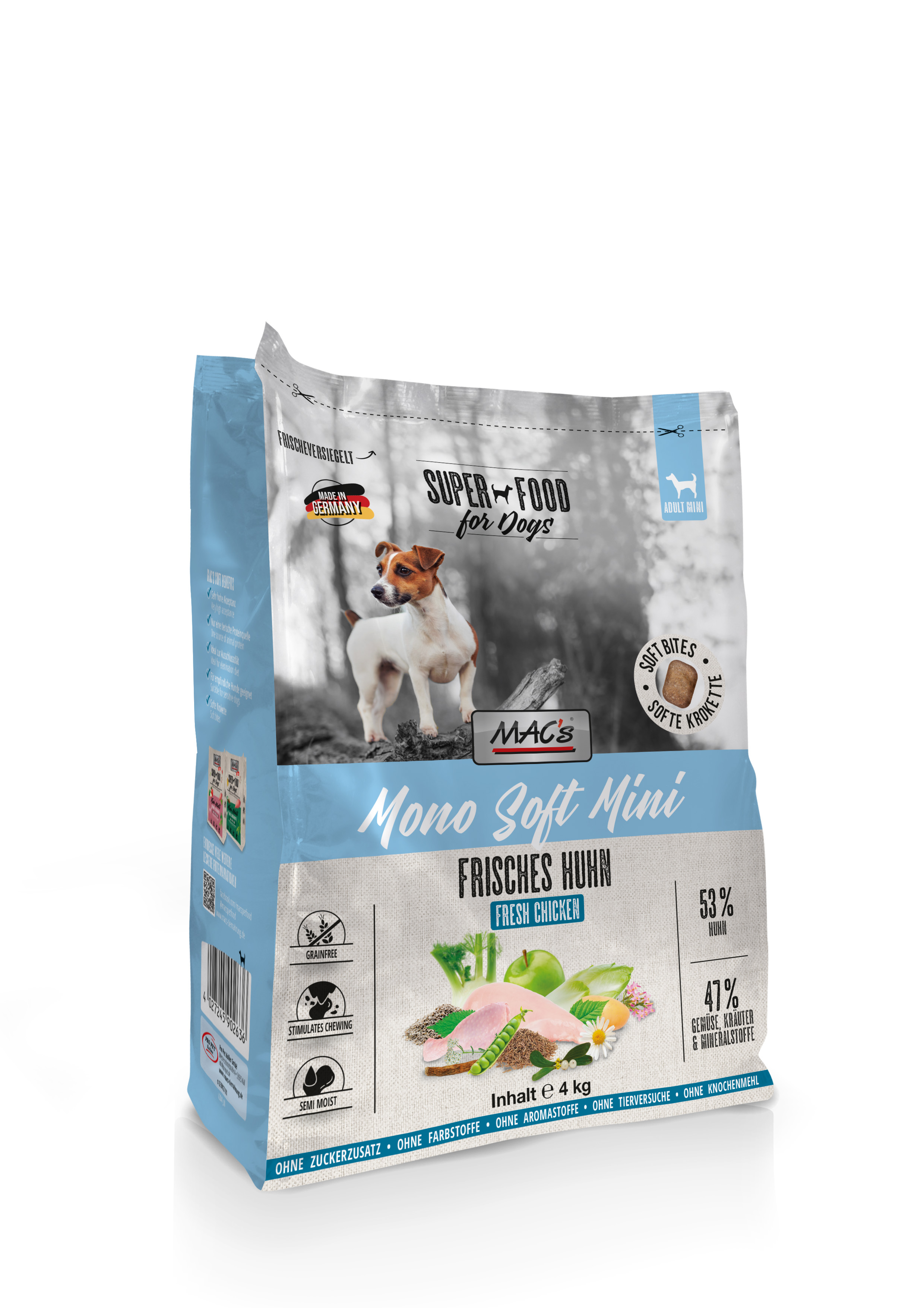 MAC's Dog Mono Soft Mini - Frisches Huhn 4kg