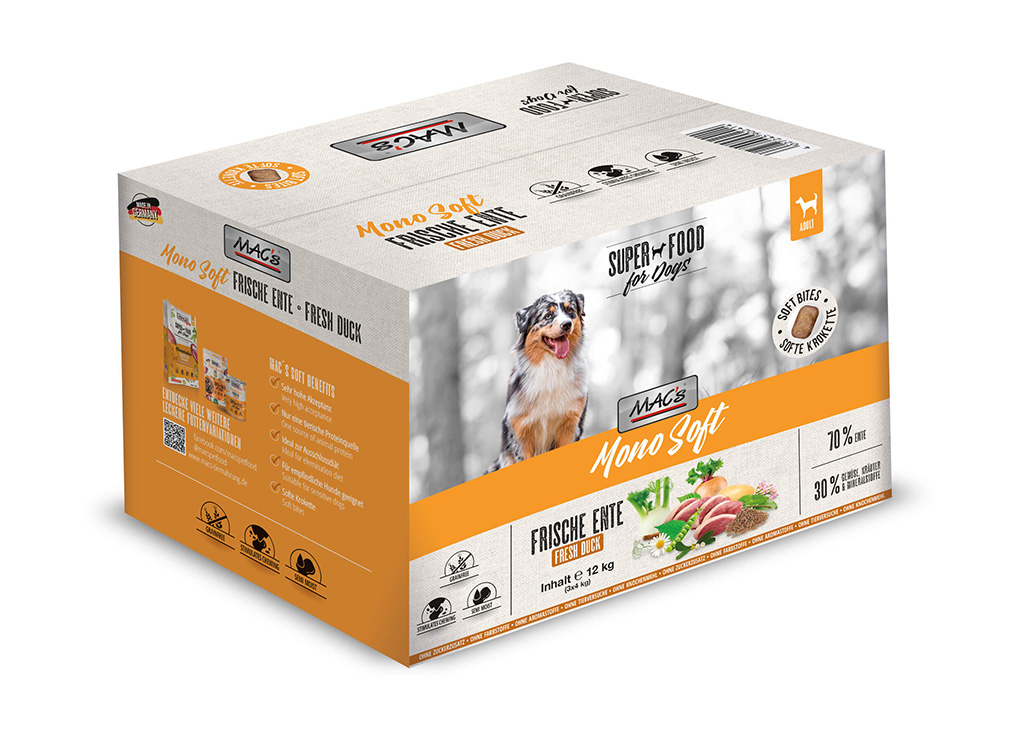MAC's Dog Mono Soft - Frische Ente 3x4kg