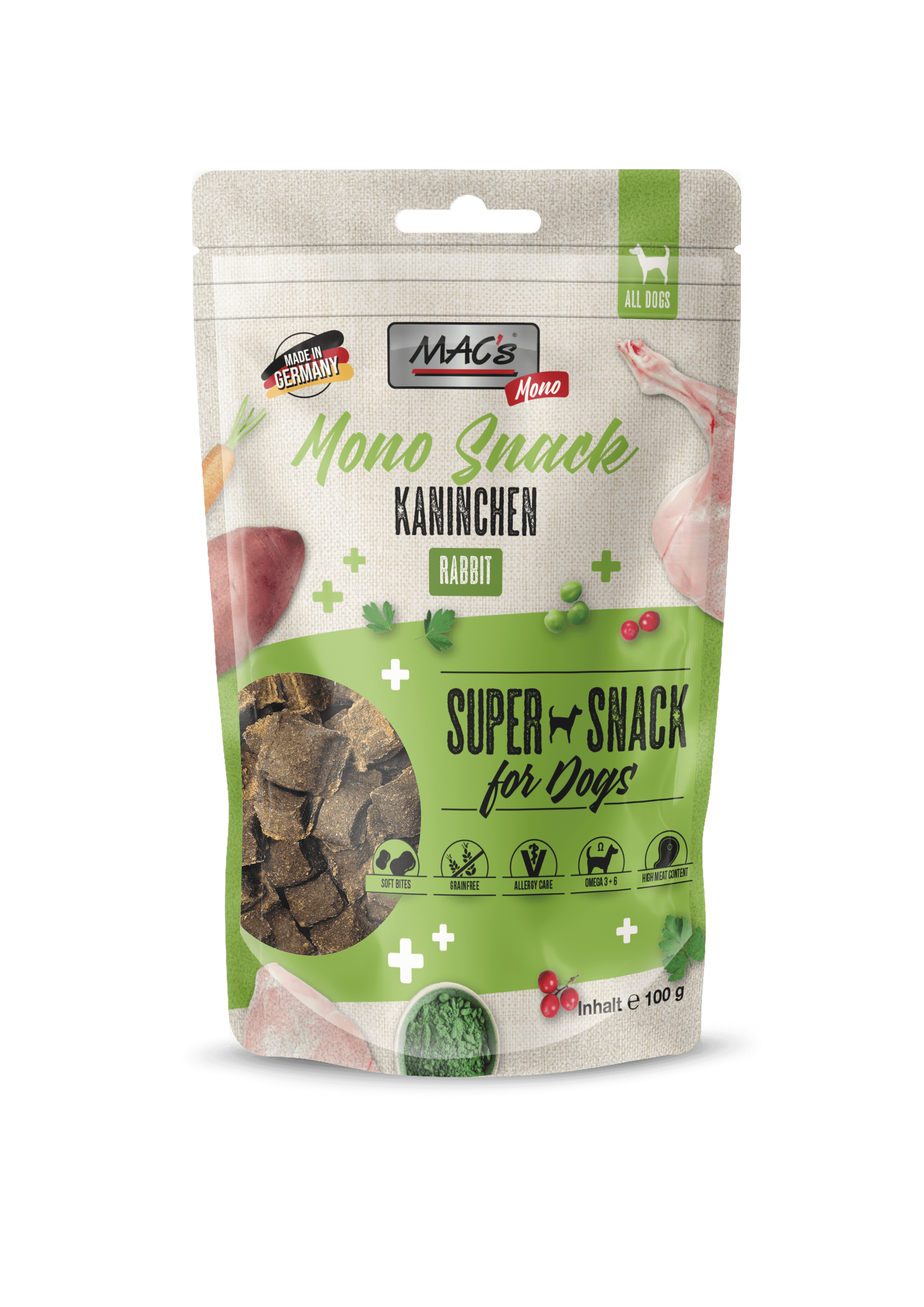 MAC's Dog Mono Snack Kaninchen 100g