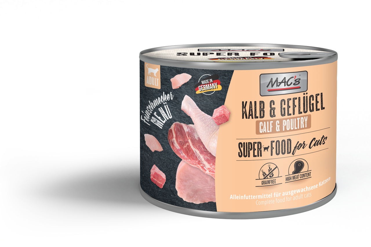 MAC's Cat Feinschmecker Kalb & Geflügel 200g