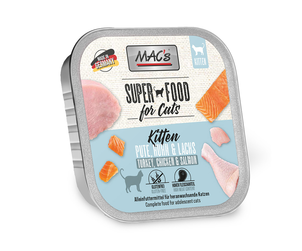 MAC's Cat Schale Kitten Pute, Huhn & Lachs 100g
