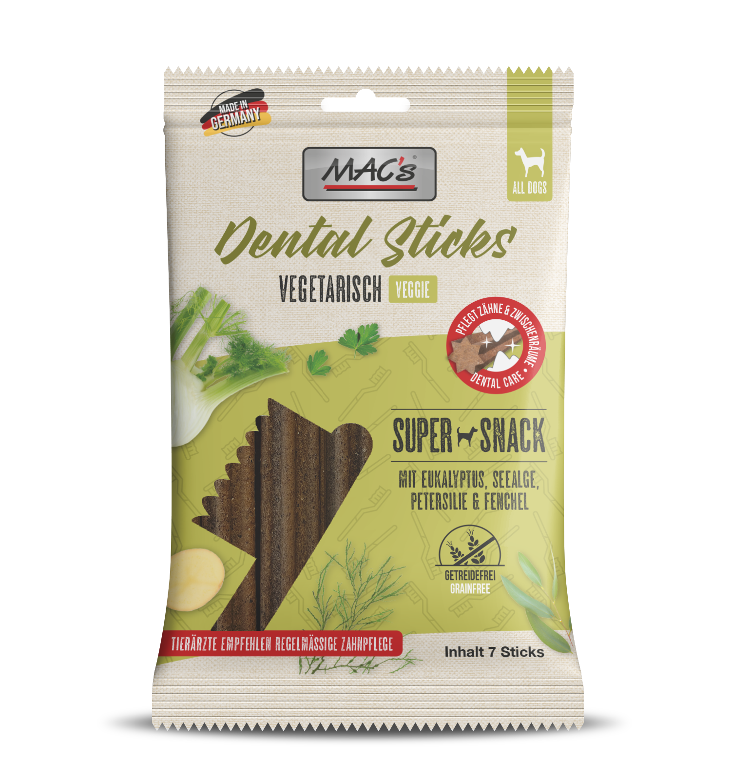 MAC's Dog Dental Stick Vegetarisch 180g