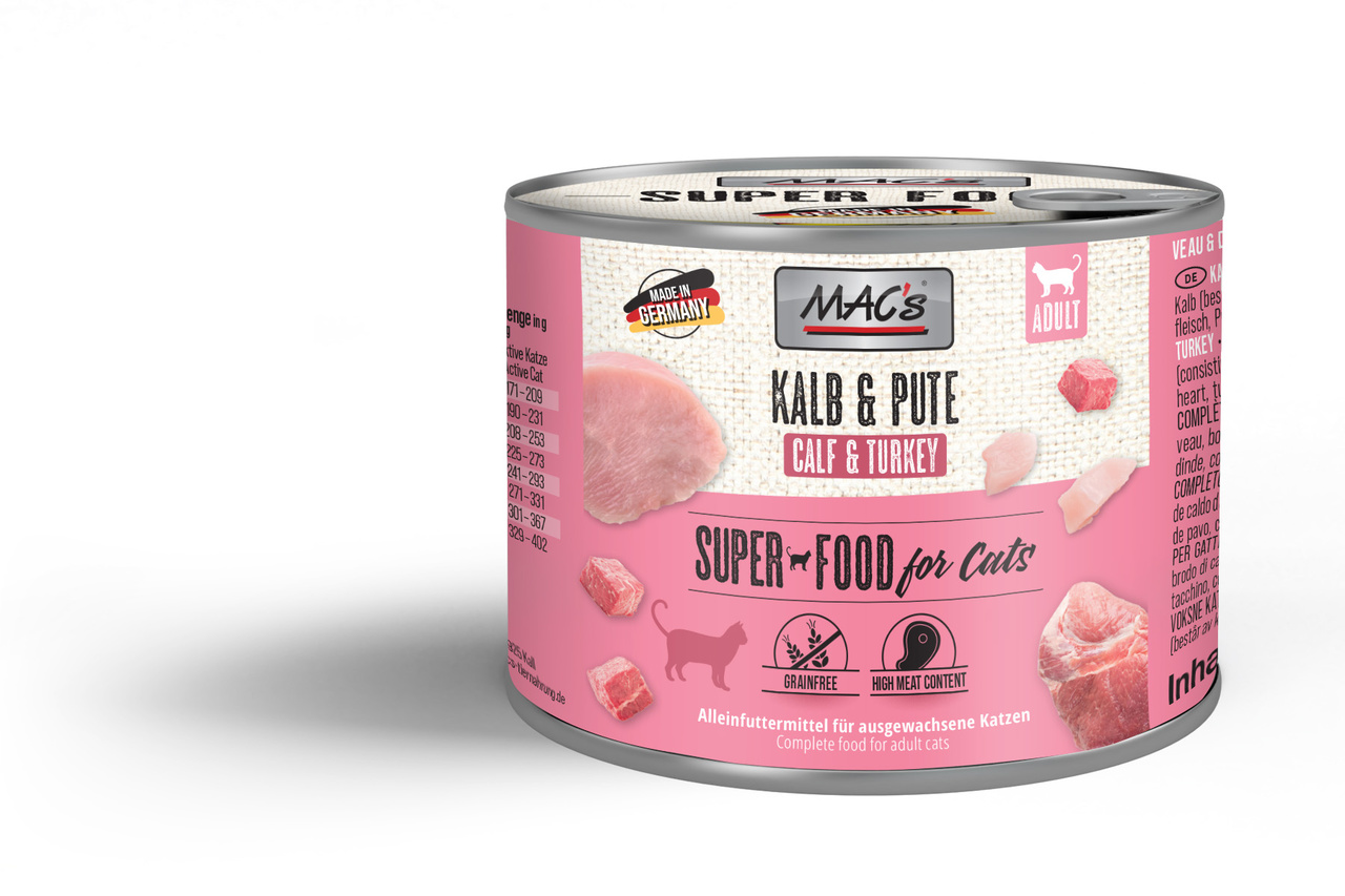 MAC's Cat Kalb & Pute 200g MAC's Cat Kalb & Pute 200g