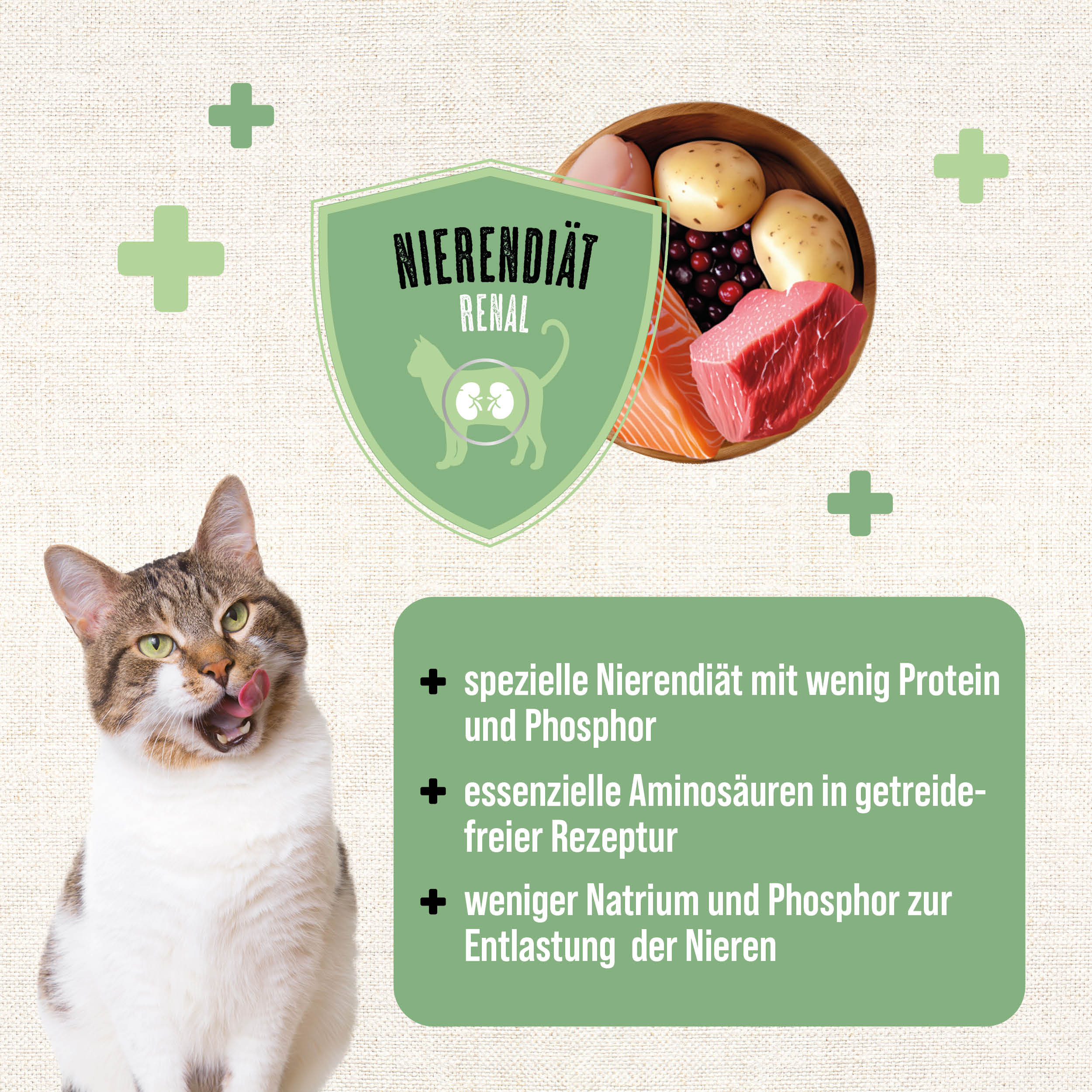MAC's Cat Vetcare Nierendiät Rind & Pute 200g
