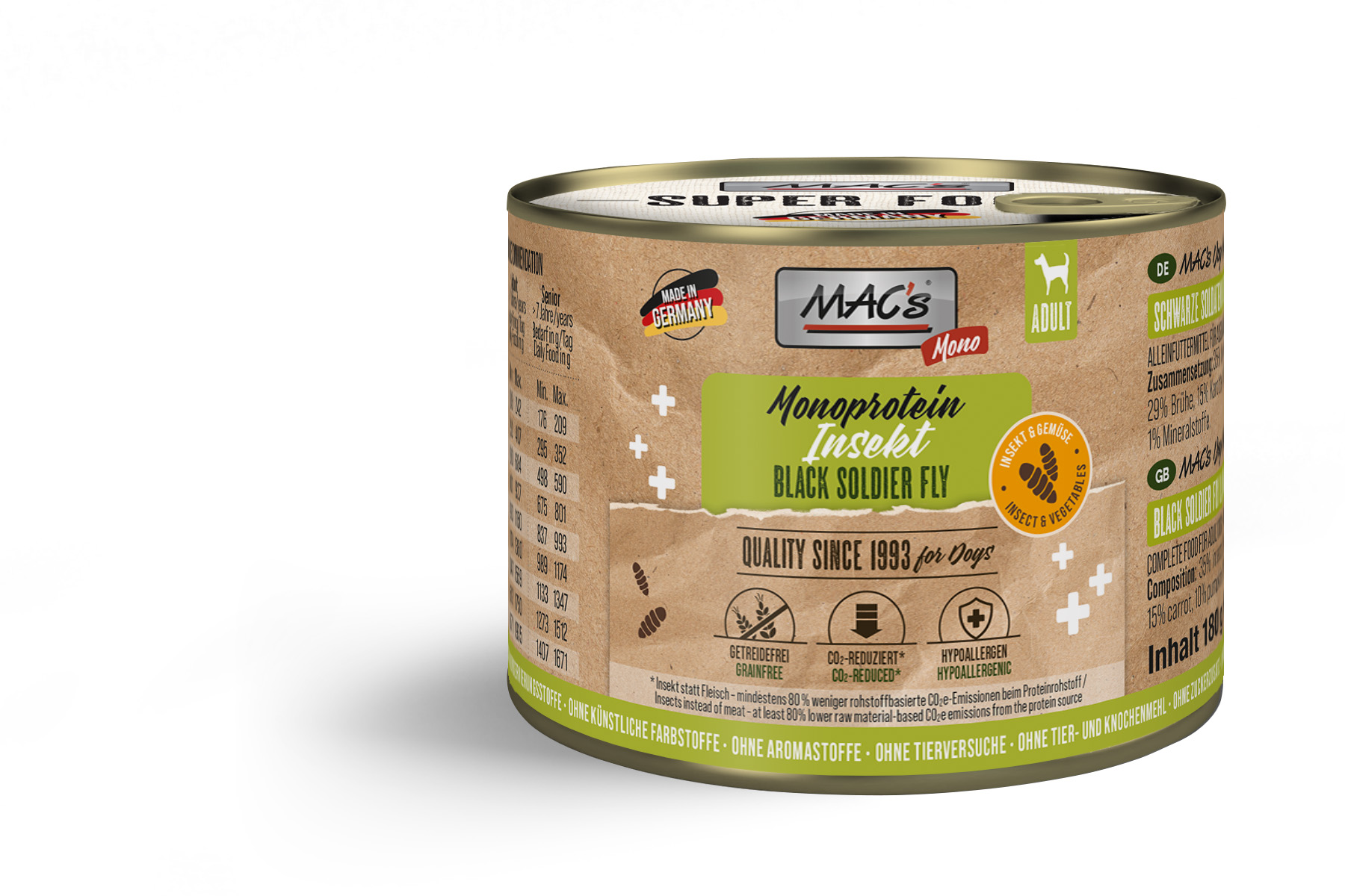 MAC´s Dog Mono Insekt 180g