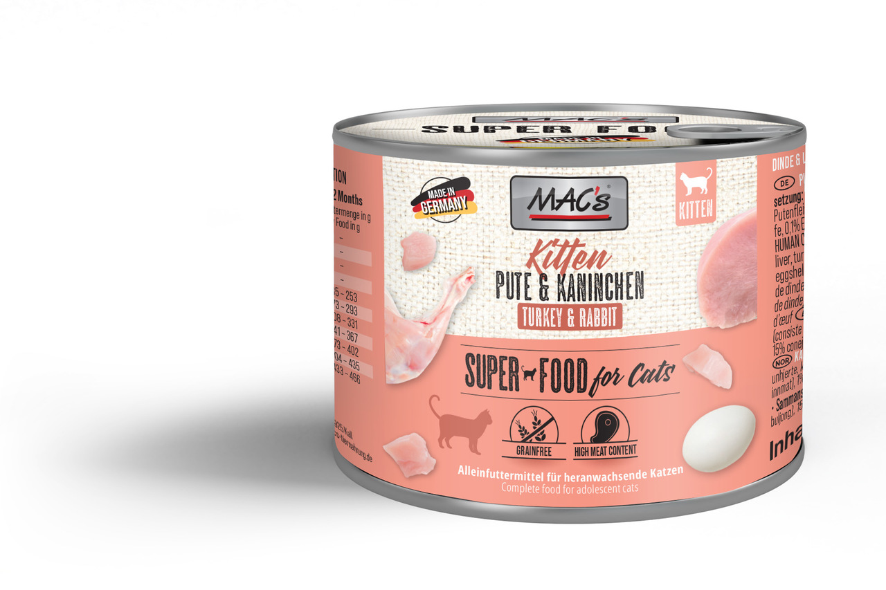 MAC's Cat Kitten Pute & Kaninchen 200g