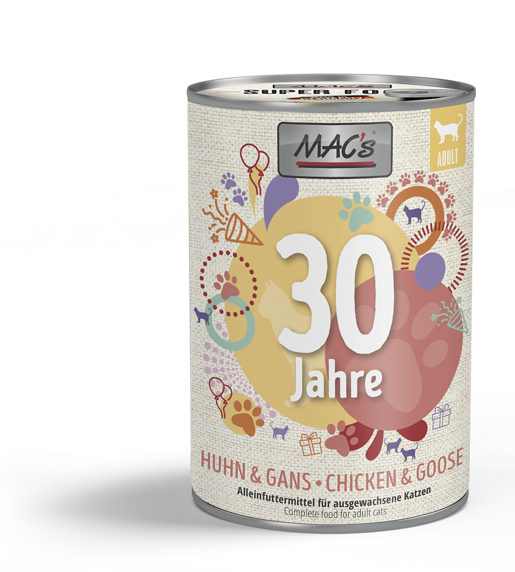 Geburtstagsdose Katze Huhn & Gans 400g Geburtstagsdose Katze Huhn & Gans 400g
