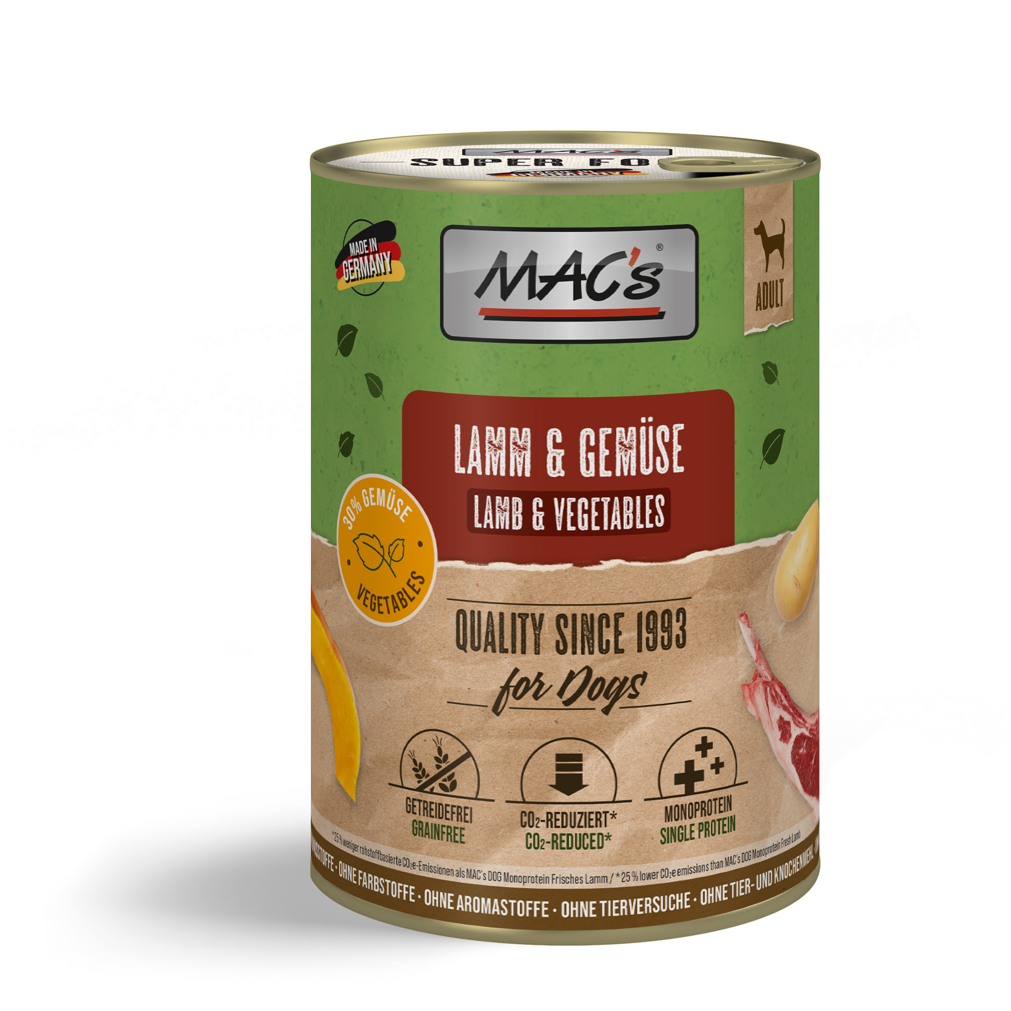 MAC's Dog Lamm & Gemüse 400g