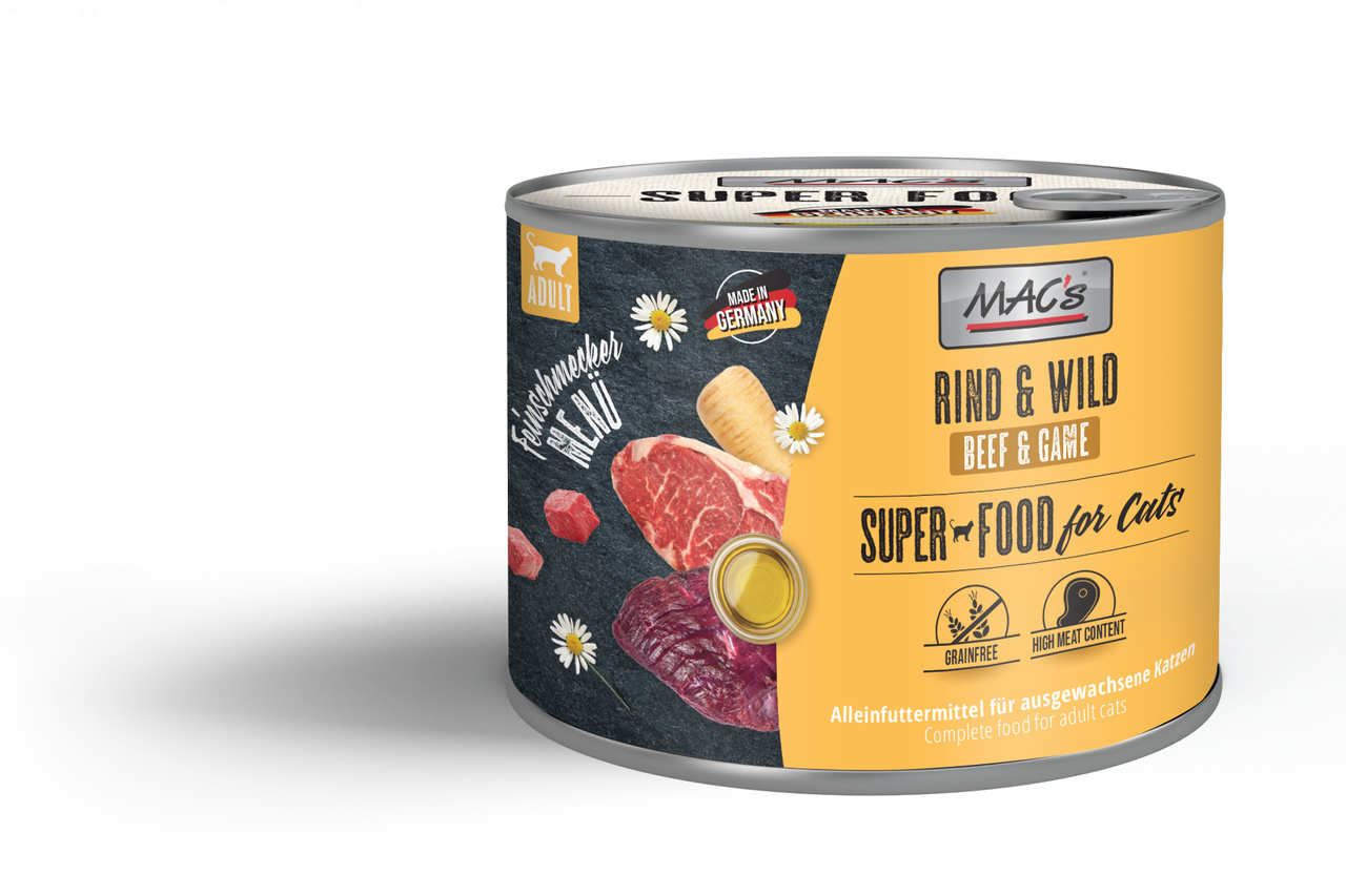 MAC's Cat Feinschmecker Rind & Wild 200g