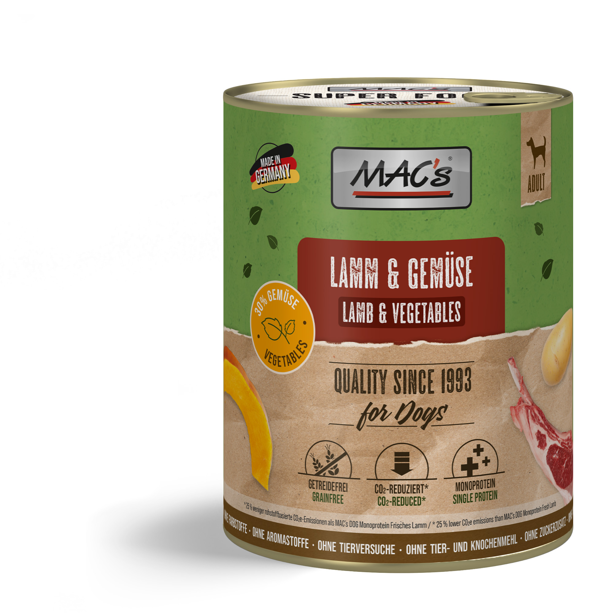 MAC's Dog Lamm & Gemüse 800g