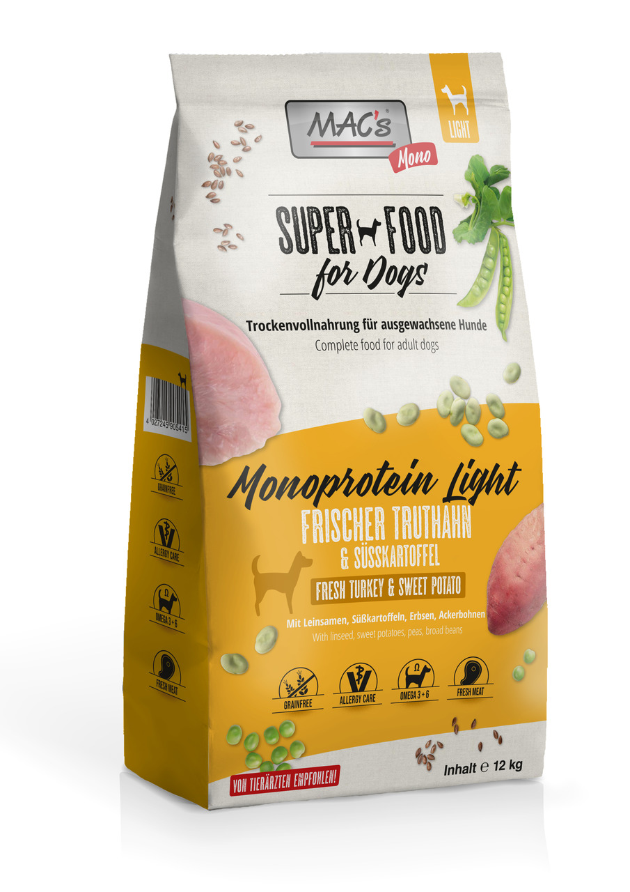 MAC's Dog Mono Senior/Light 12kg MAC's Dog Mono Senior/Light 12kg