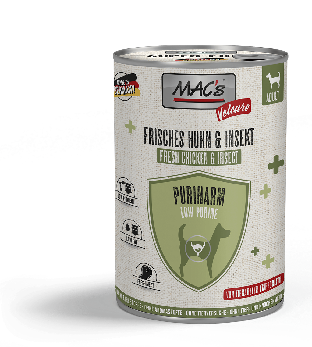 MAC's Dog Vetcare Purinarm Huhn & Insekt 400g