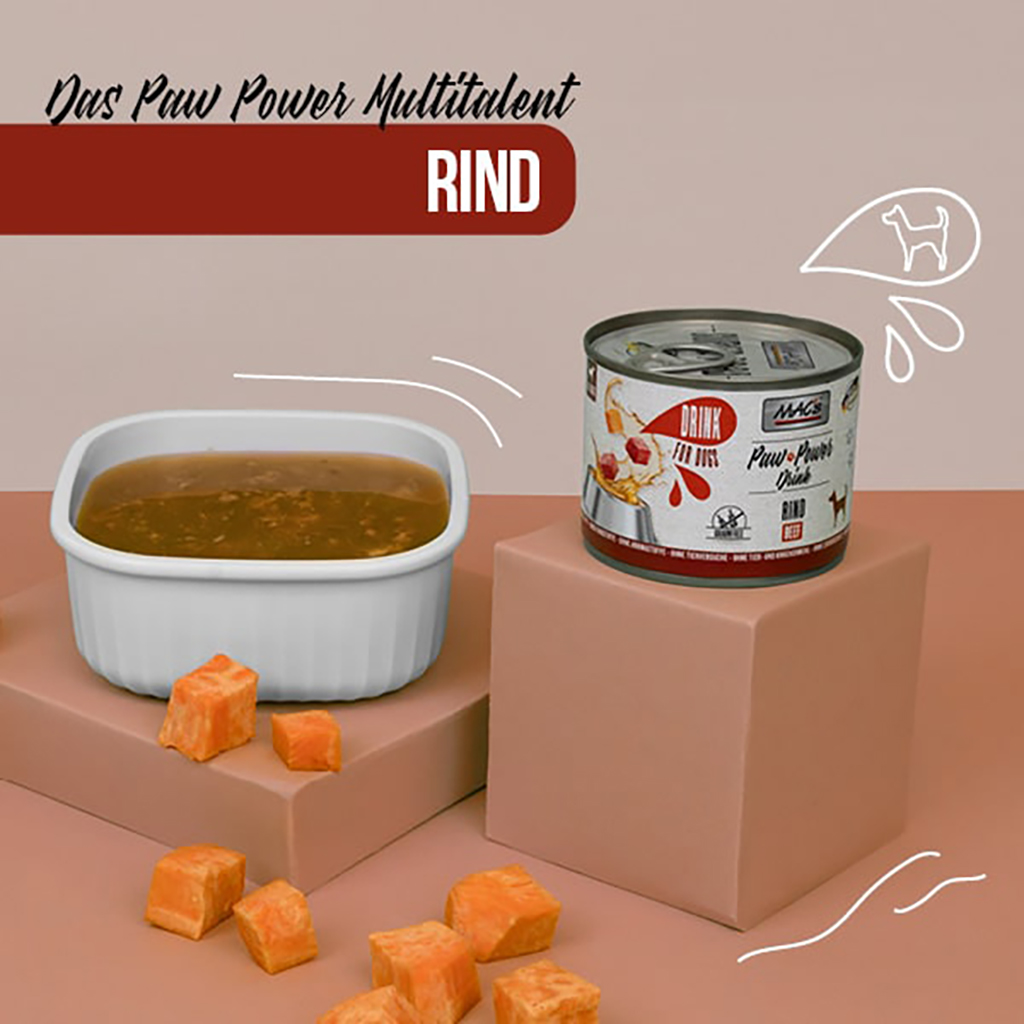 MAC's Dog Paw Power Drink Rind 200g