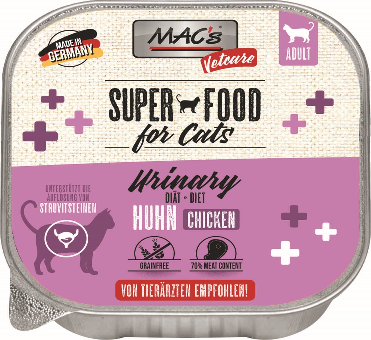 MAC's Cat Vetcare Huhn Urinary 100g
