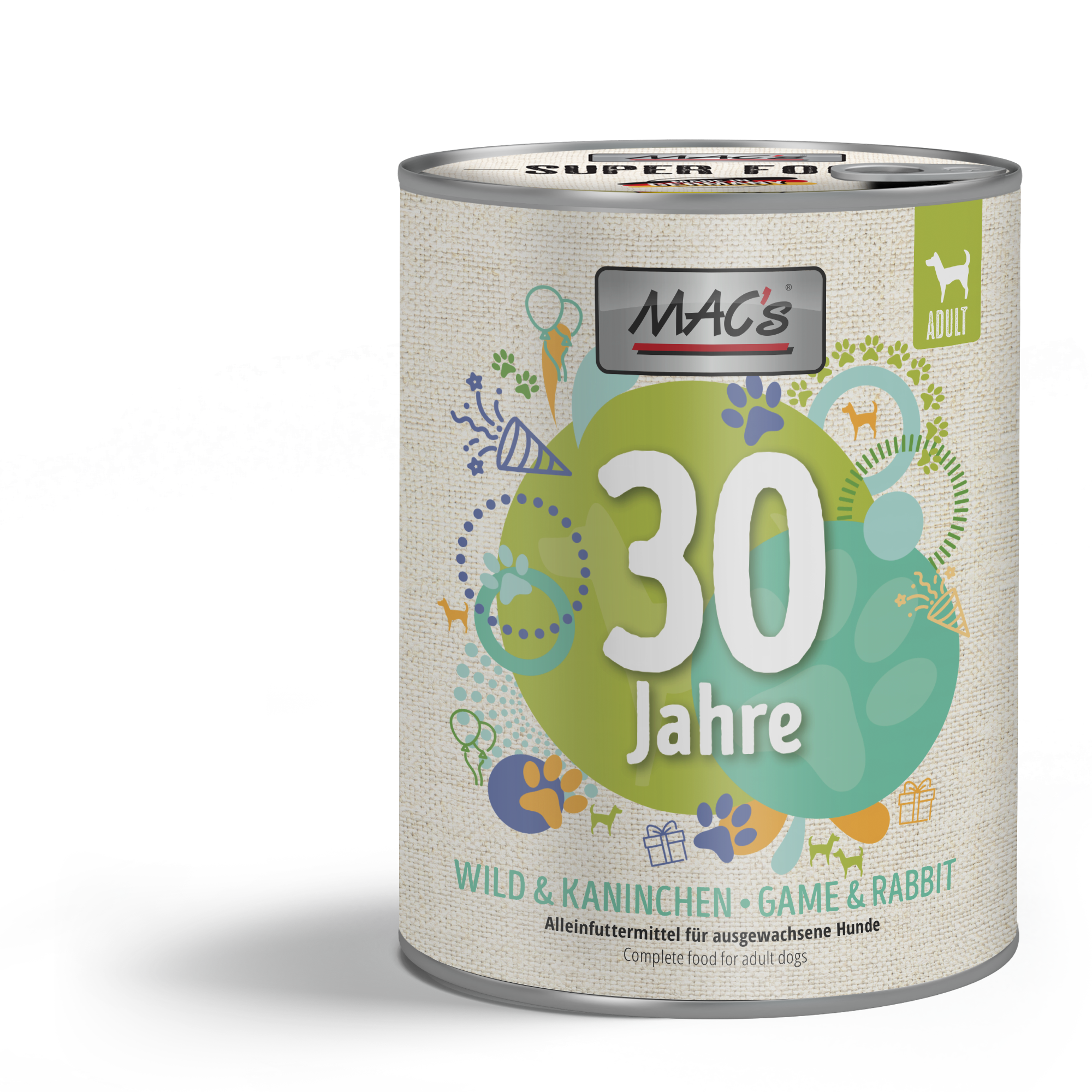 Geburtstagsdose Hund Wild & Kaninchen 800g