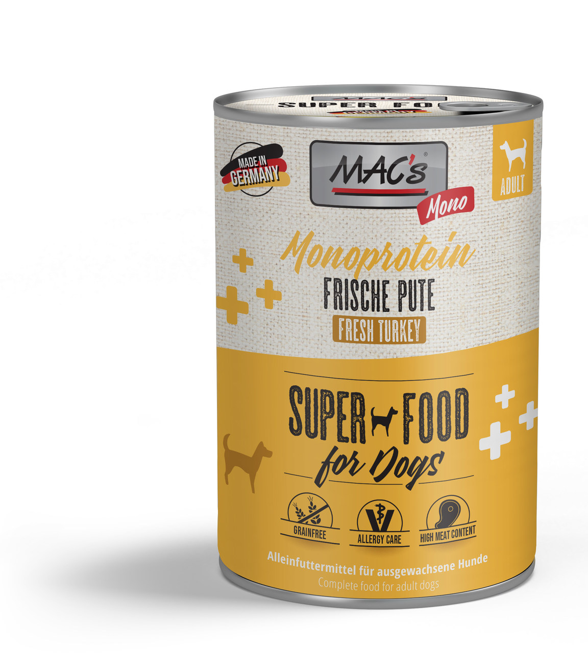 MAC's Dog Mono frische Pute 400g MAC's Dog Mono frische Pute 400g