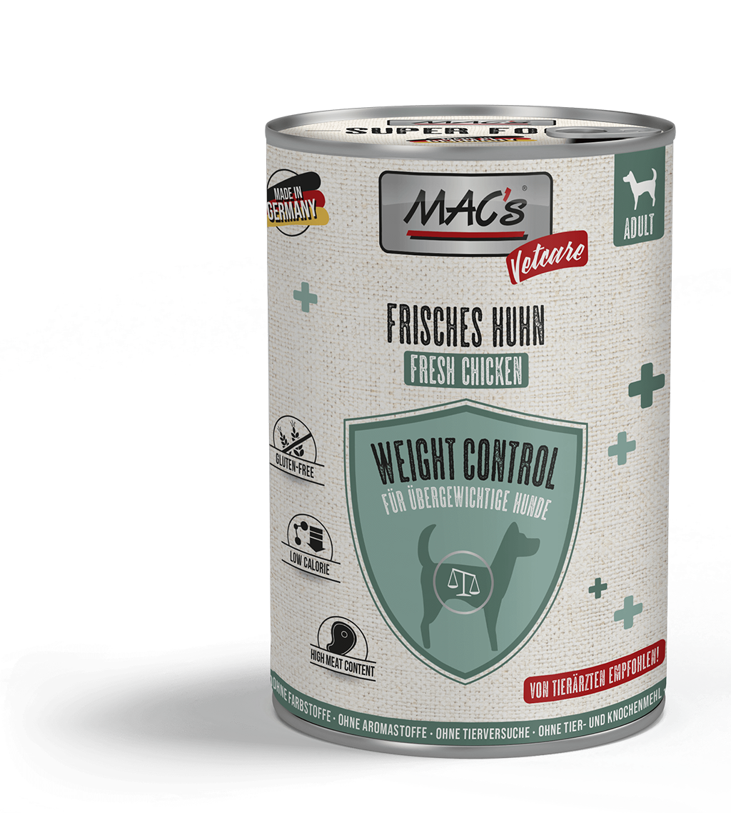 MAC's Dog Vetcare Weight Control Huhn 400g MAC's Dog Vetcare Weight Control Huhn 400g
