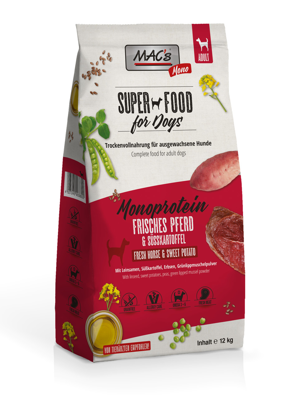 MAC's Dog Mono frisches Pferd 12kg MAC's Dog Mono frisches Pferd 12kg