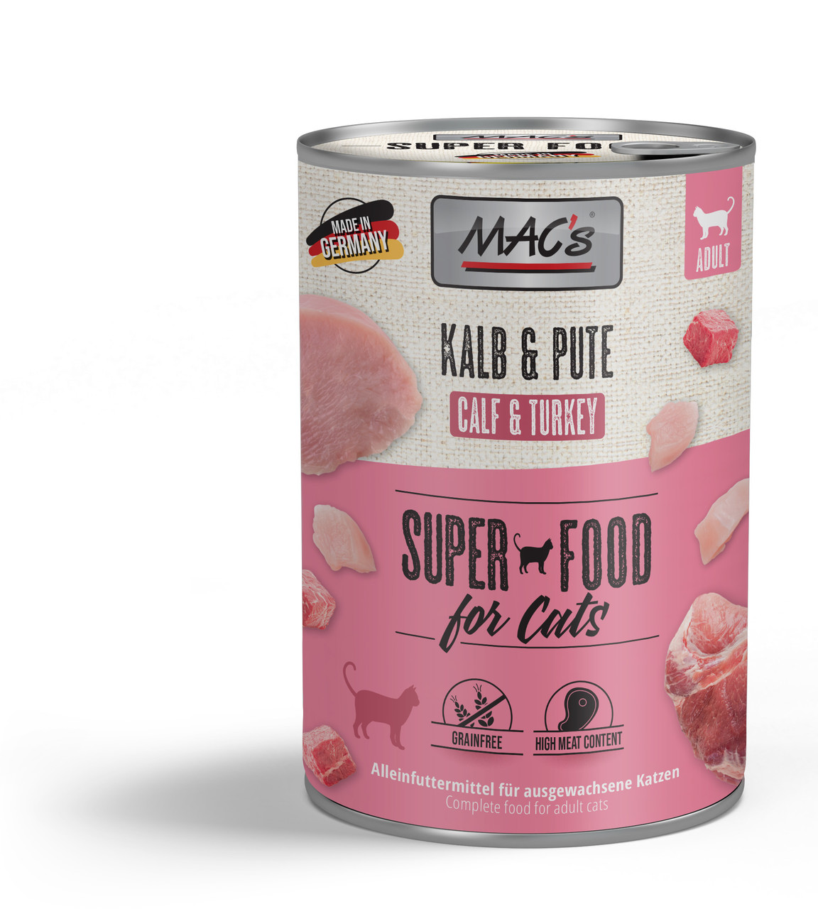 MAC's Cat Kalb & Pute 400g MAC's Cat Kalb & Pute 400g