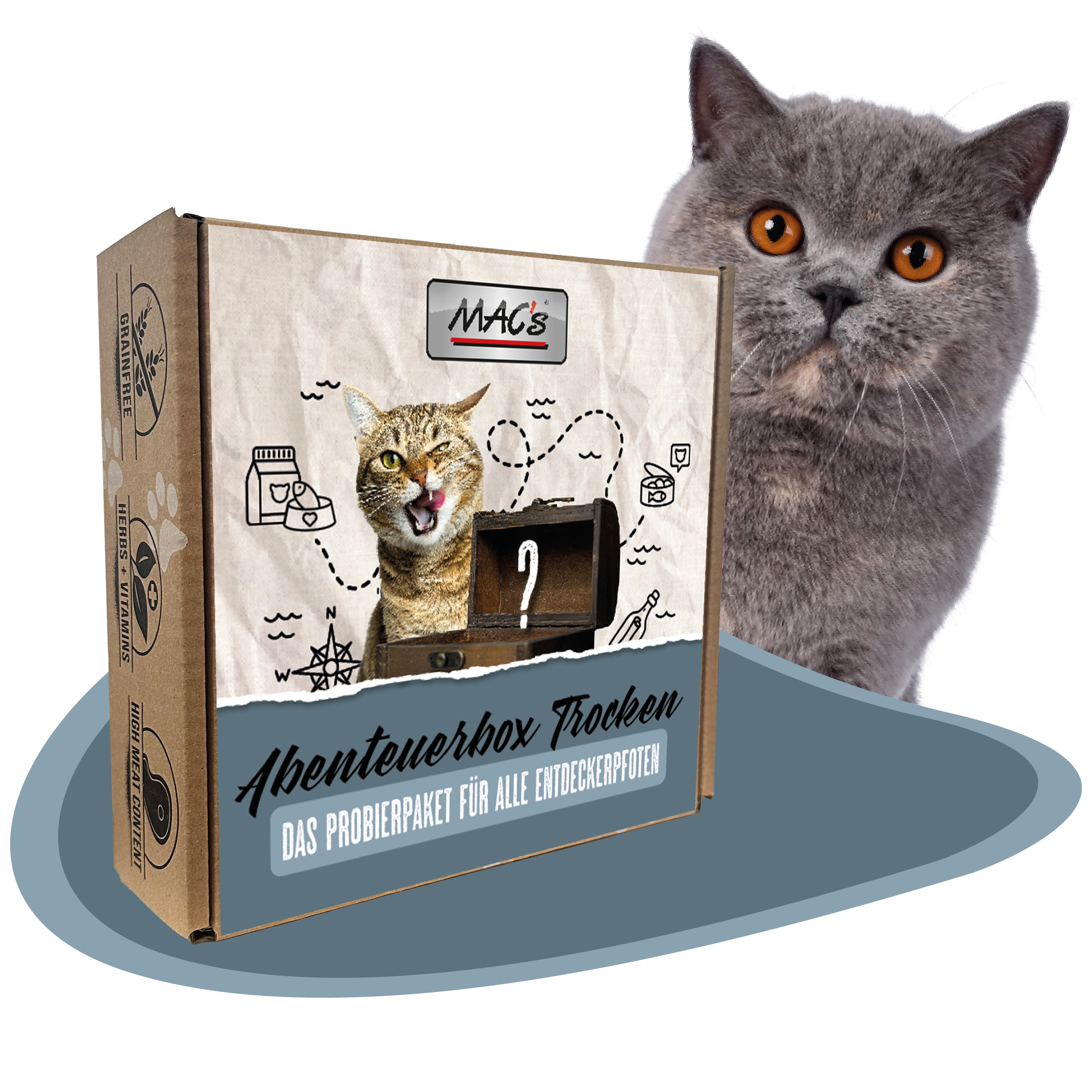 Abenteuerbox Mac´s Katze trocken