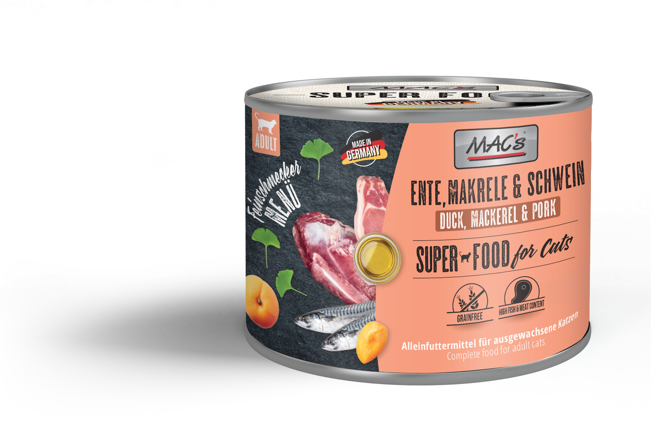 MAC's Cat Feinschm. Ente, Makrele & Schwein 200g