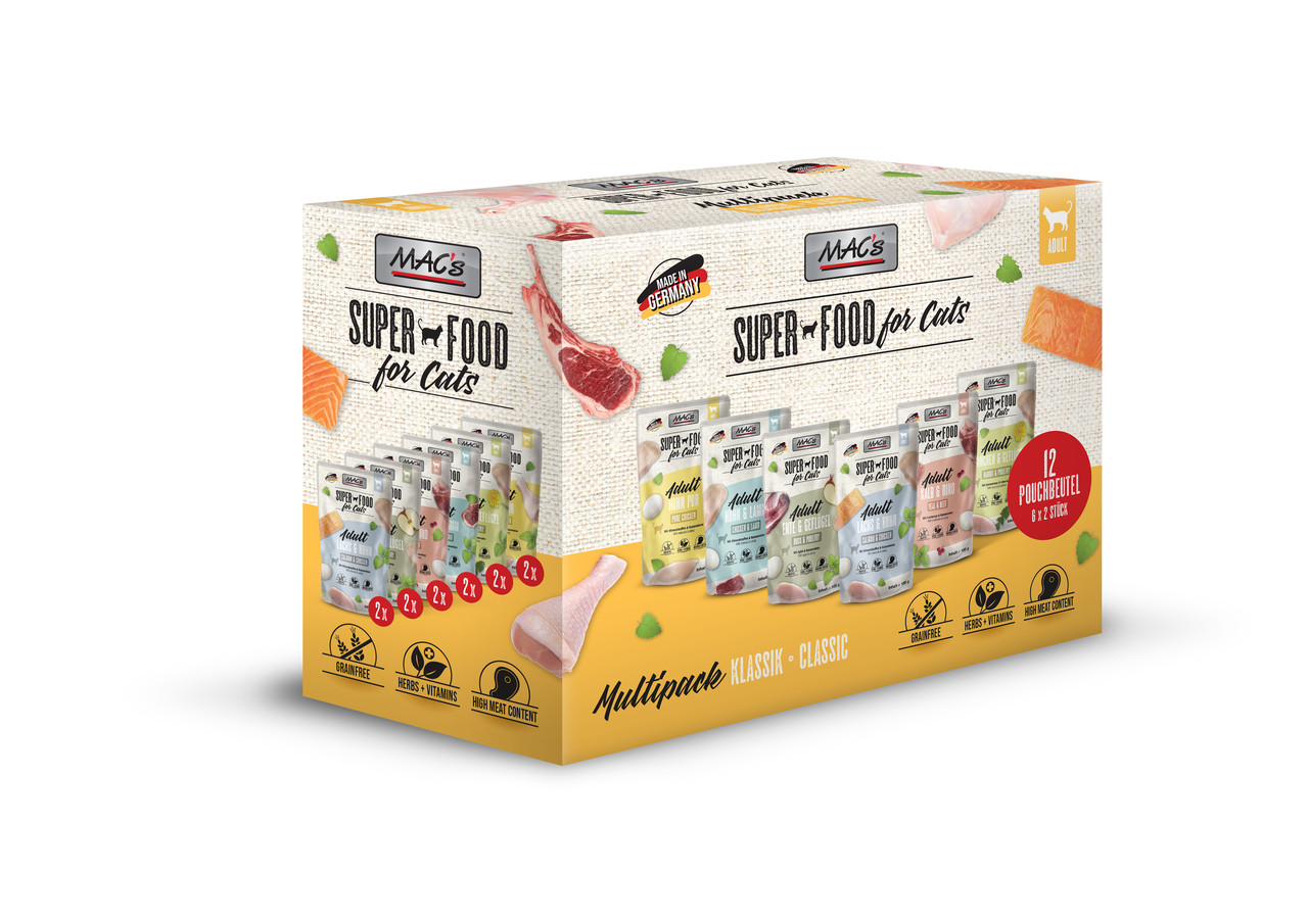 MAC's Cat Pouch Multipack Klassik 12x100g