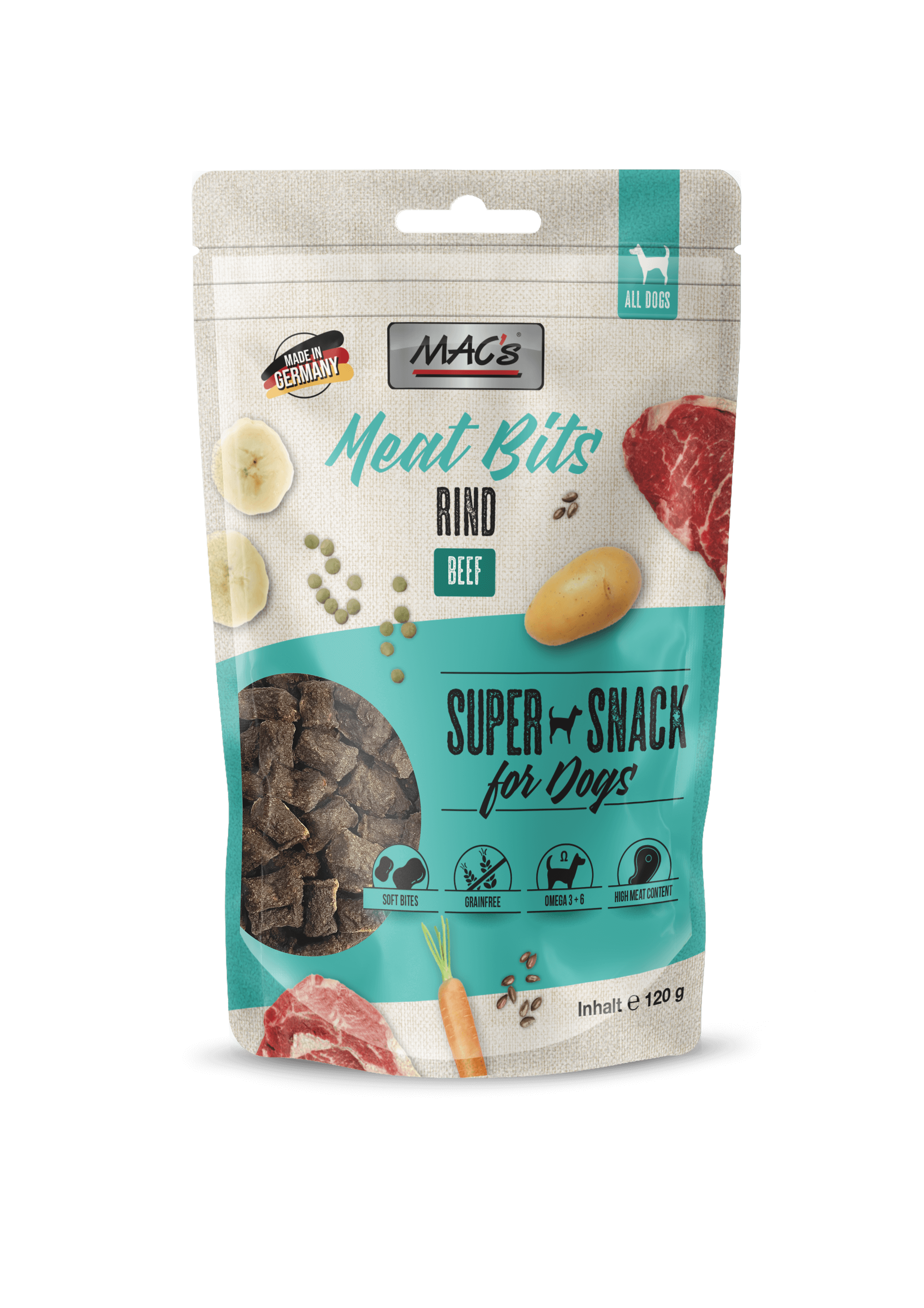 MAC's Dog Meat Bits Rind 120g