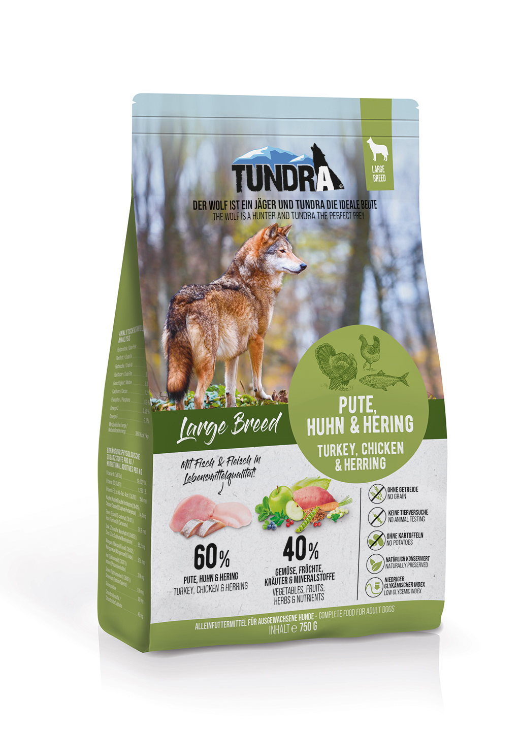 Tundra Dog Large Breed 750g