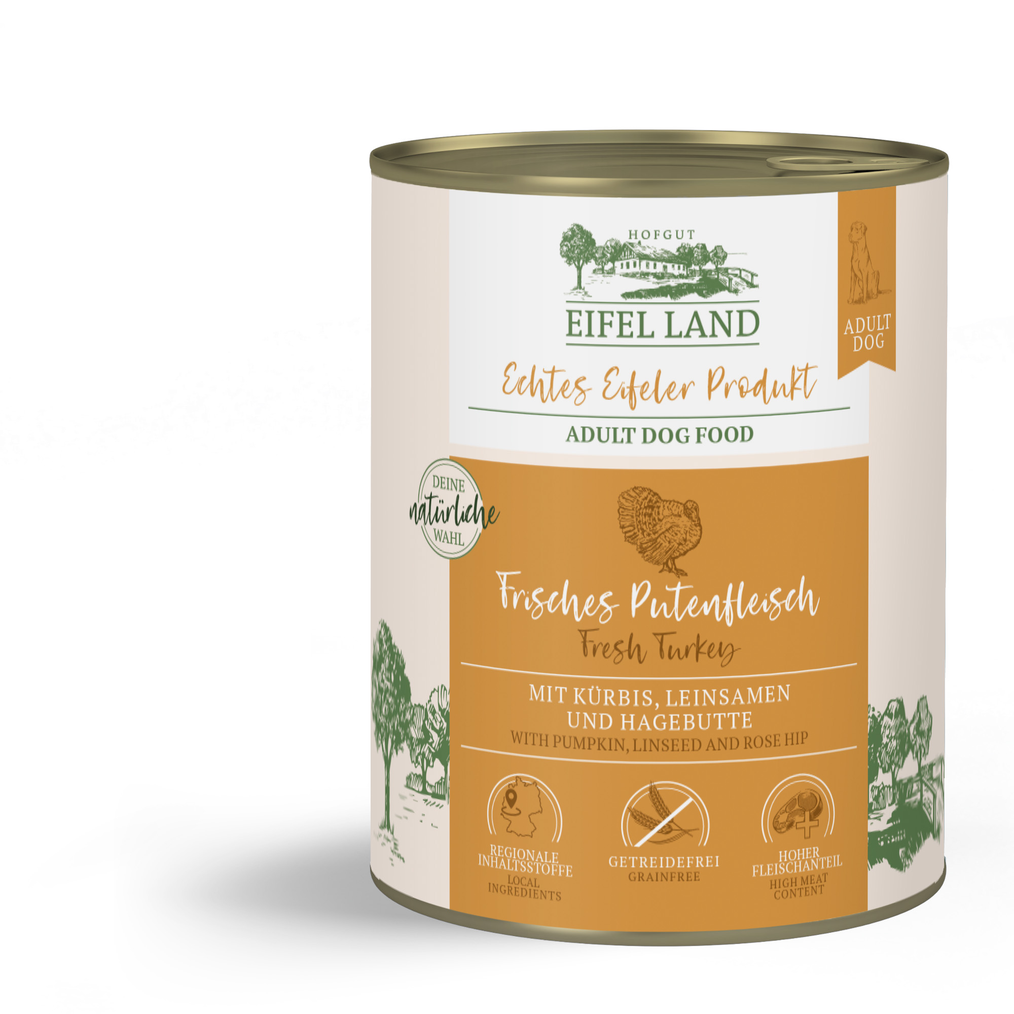 Eifel Land Dog frisches Putenfleisch 800g